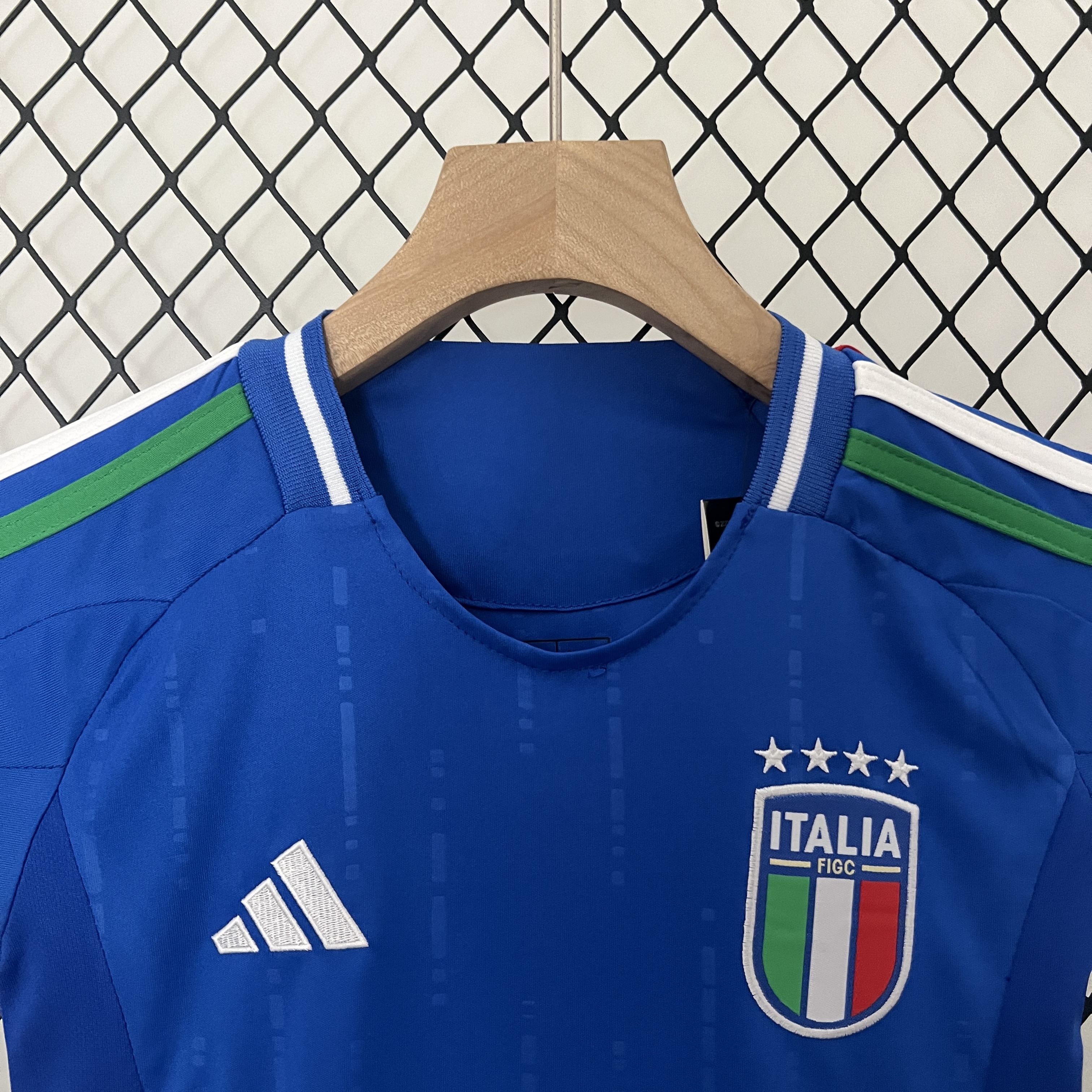 AlphaJersey-Italy 2024 Home Stadium Kids Kit