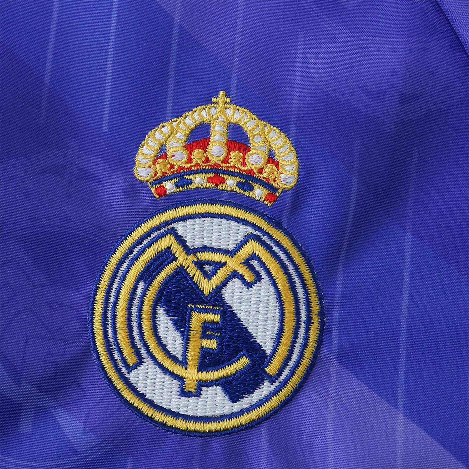 AlphaJersey-Retro Real Madrid 1996-97 Double Sided Reversible Windbreaker - Blue & Green