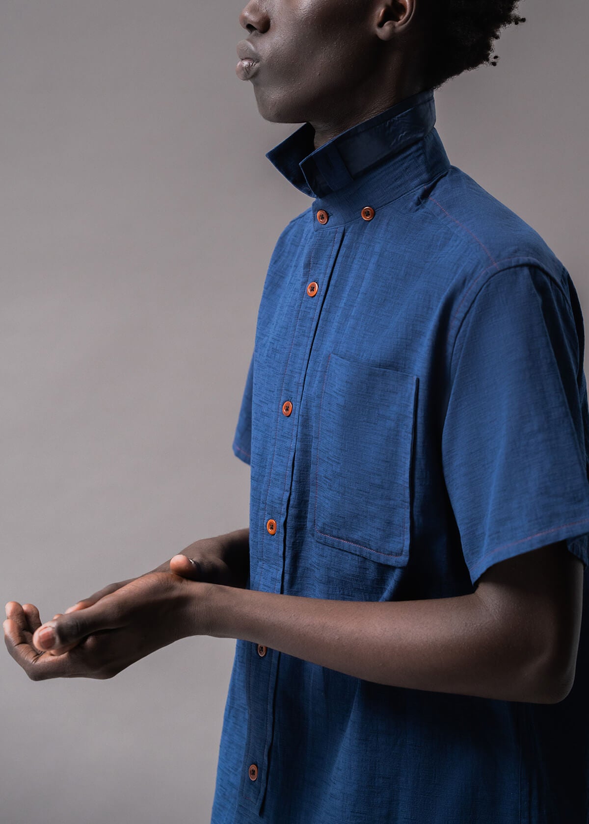 Offset Slub Navy | Modern Menswear by yycbvcnbmmnbm