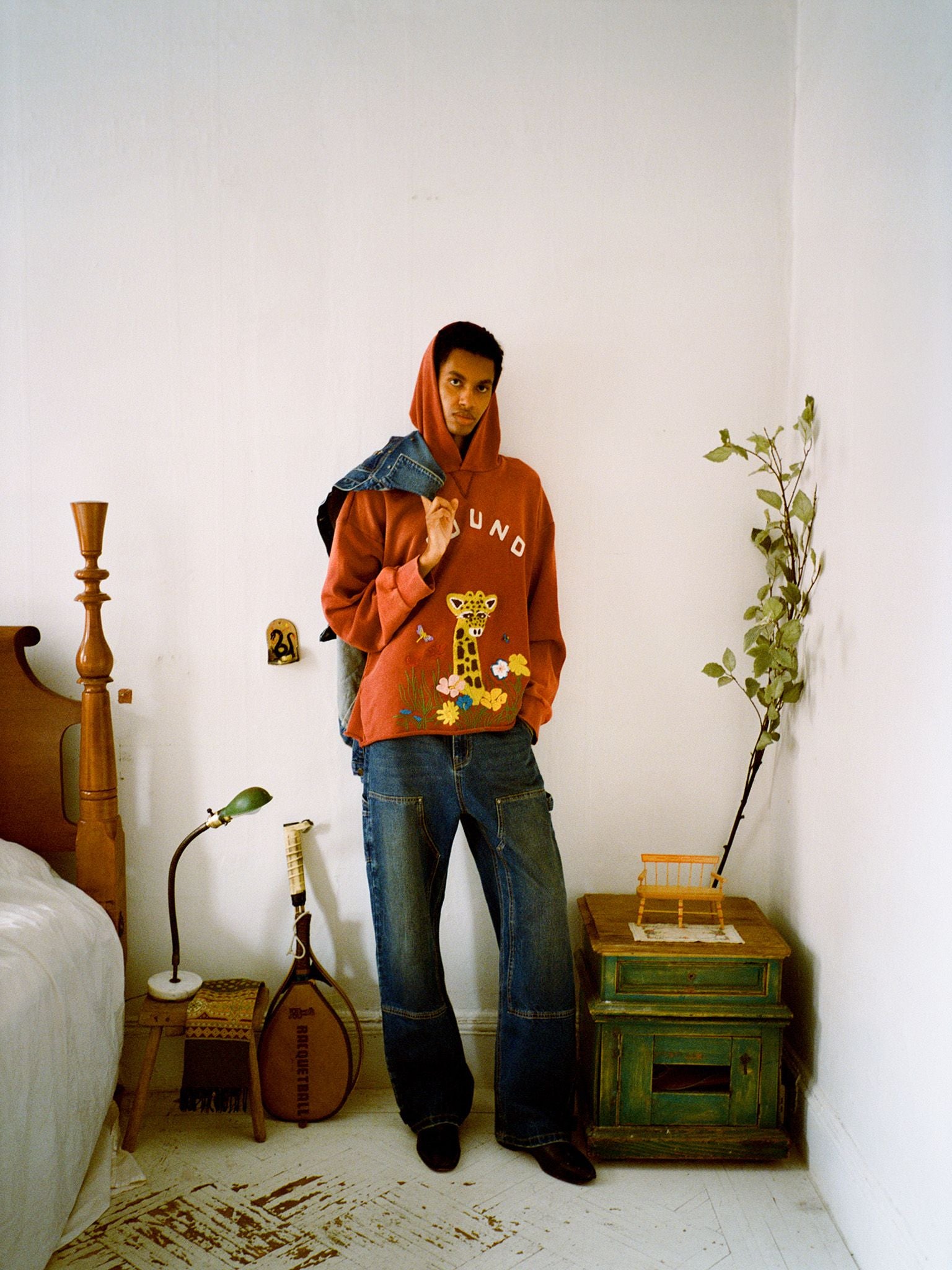Embroidered Wildlife Hoodie | Modern Menswear by yycbvcnbmmnbm