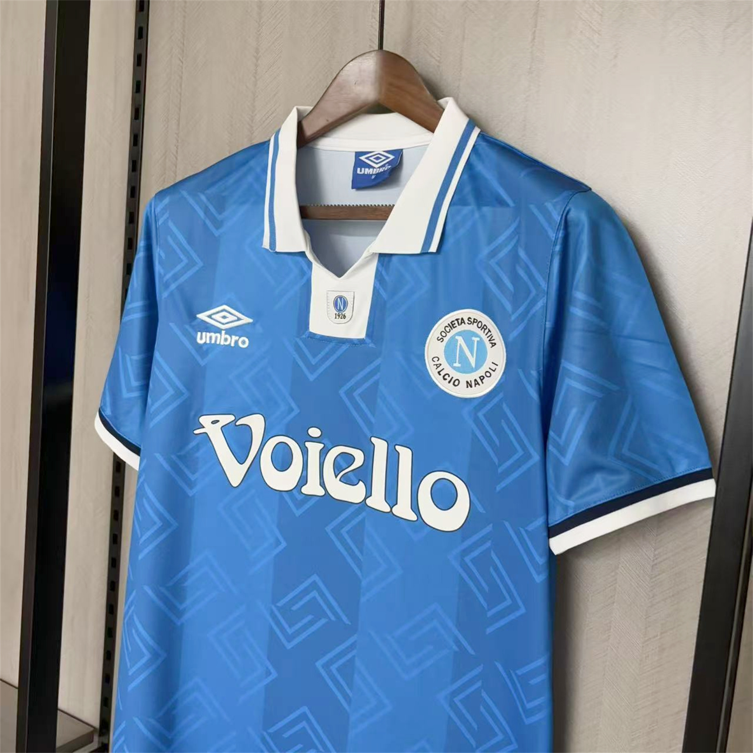 AlphaJersey-Retro Napoli 1993-94 Home Blue Jersey