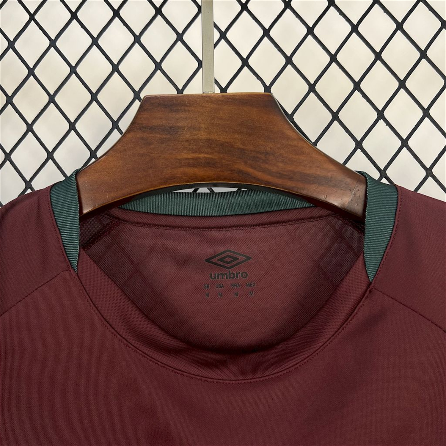 AlphaJersey-Fluminense 25-26 Deep Red Training Jersey - Fans Version