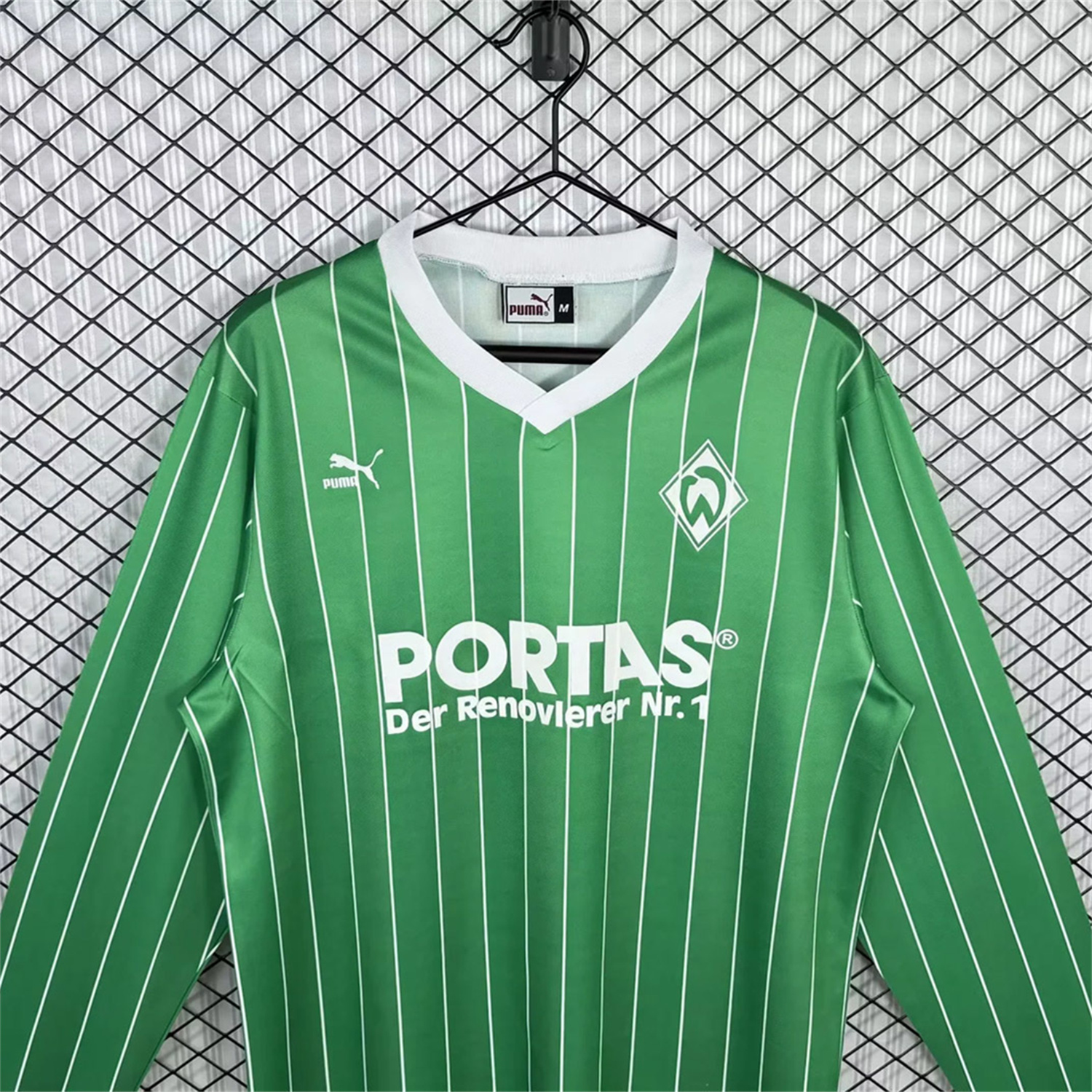 AlphaJersey-Retro Werder Bremen 1988-89 Away Long Sleeves Jersey