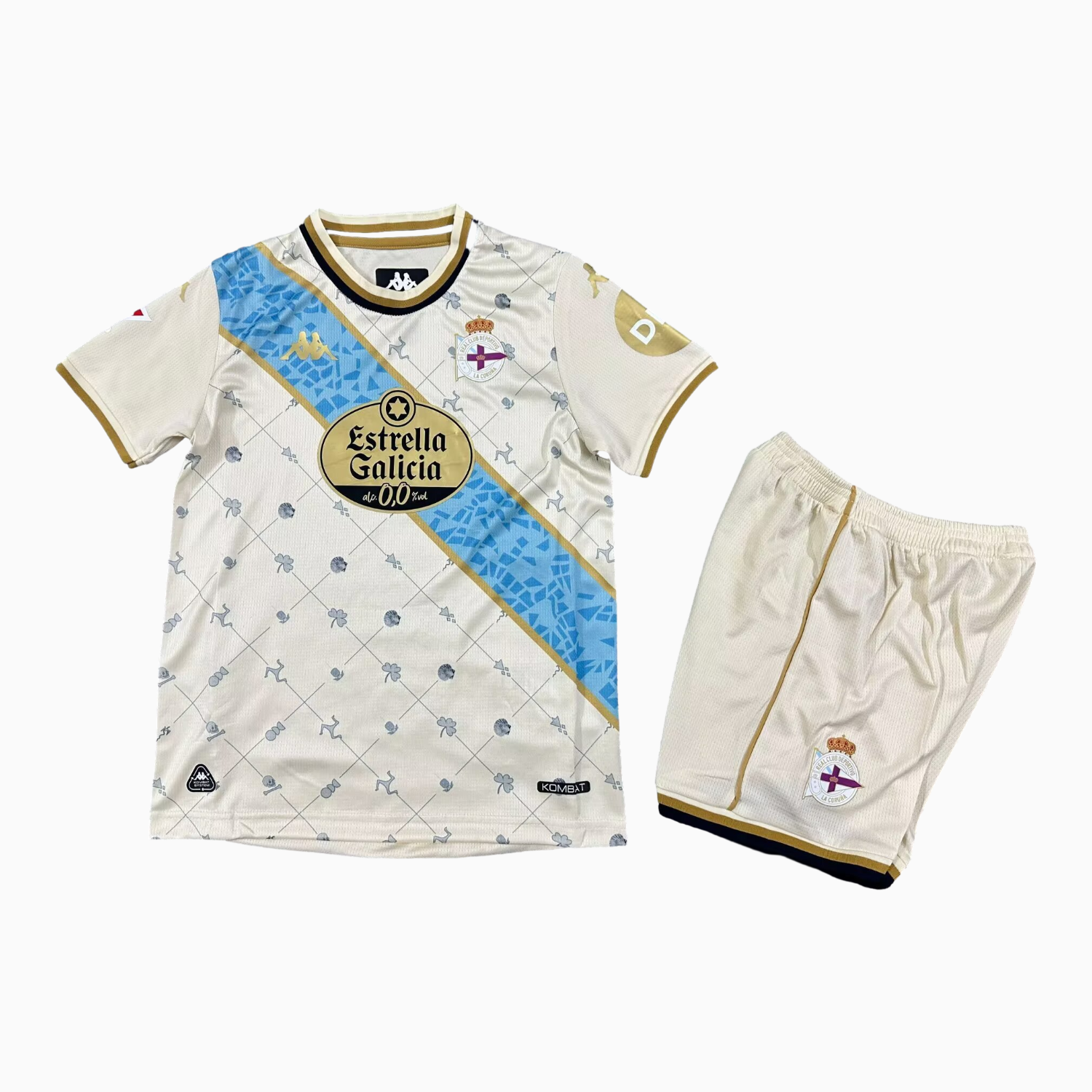 AlphaJersey-Deportivo de La Coruña 25-26 Third White Kids Kit