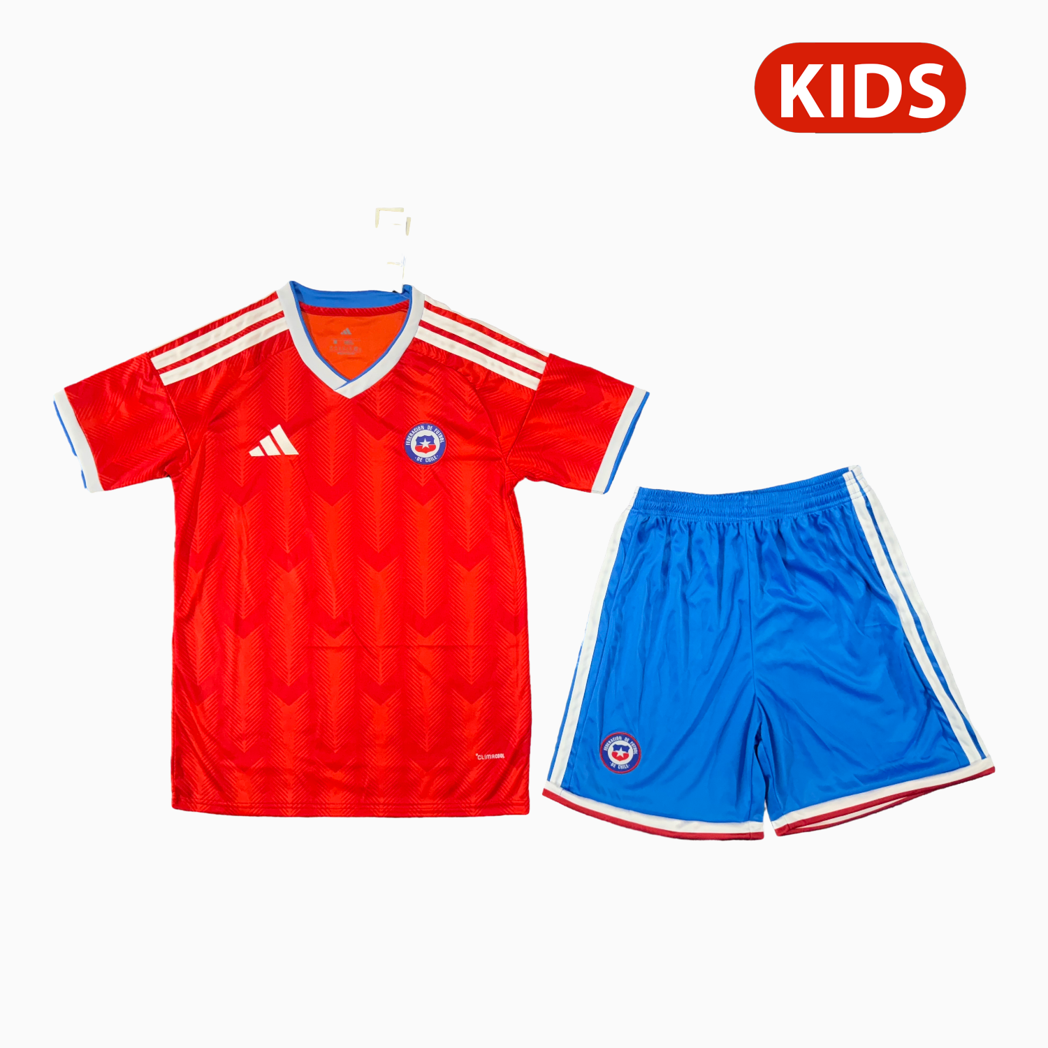 AlphaJersey-Chile 2026 Home Red Kids Kit