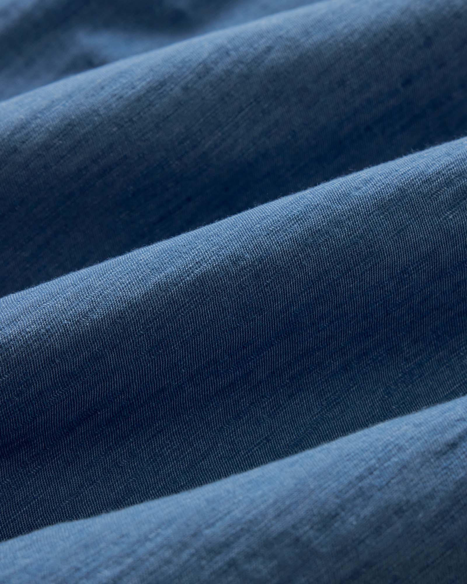 The Short Sleeve California in Washed Indigo Slub | Modern Menswear by yycbvcnbmmnbm
