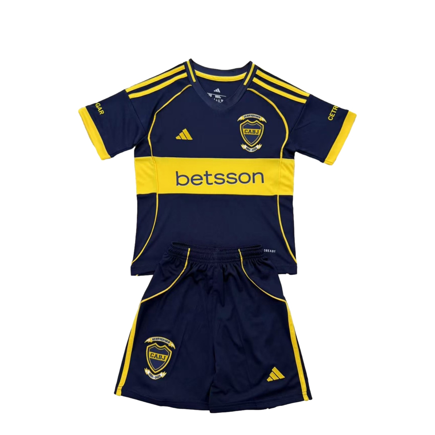 AlphaJersey-Boca Juniors 25-26 Home 120th Anniversary Men's Adult Jersey Set - Fans Version
