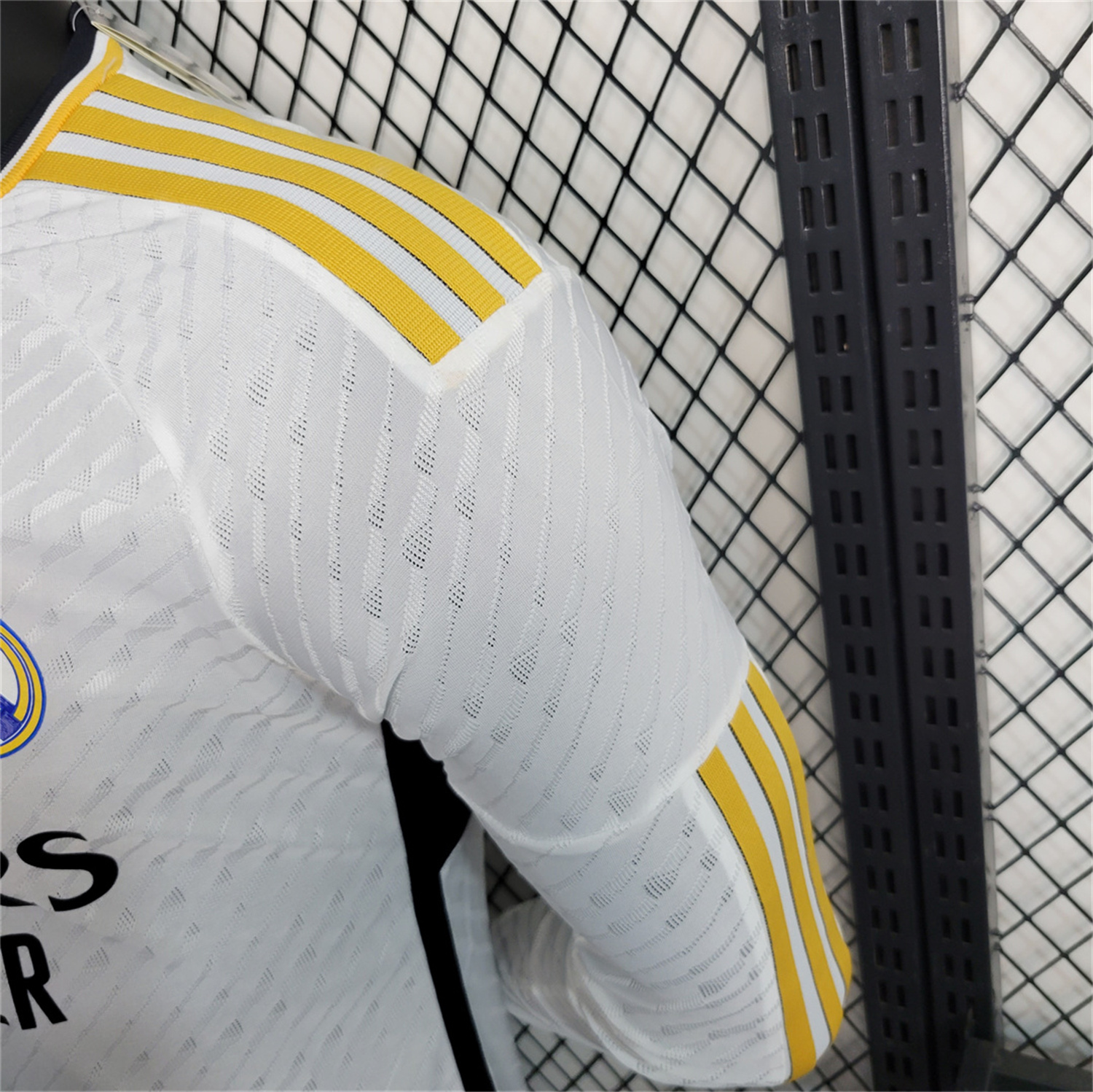 AlphaJersey-Retro Real Madrid 2023-24 Home Long Sleeves Jersey - Player Version