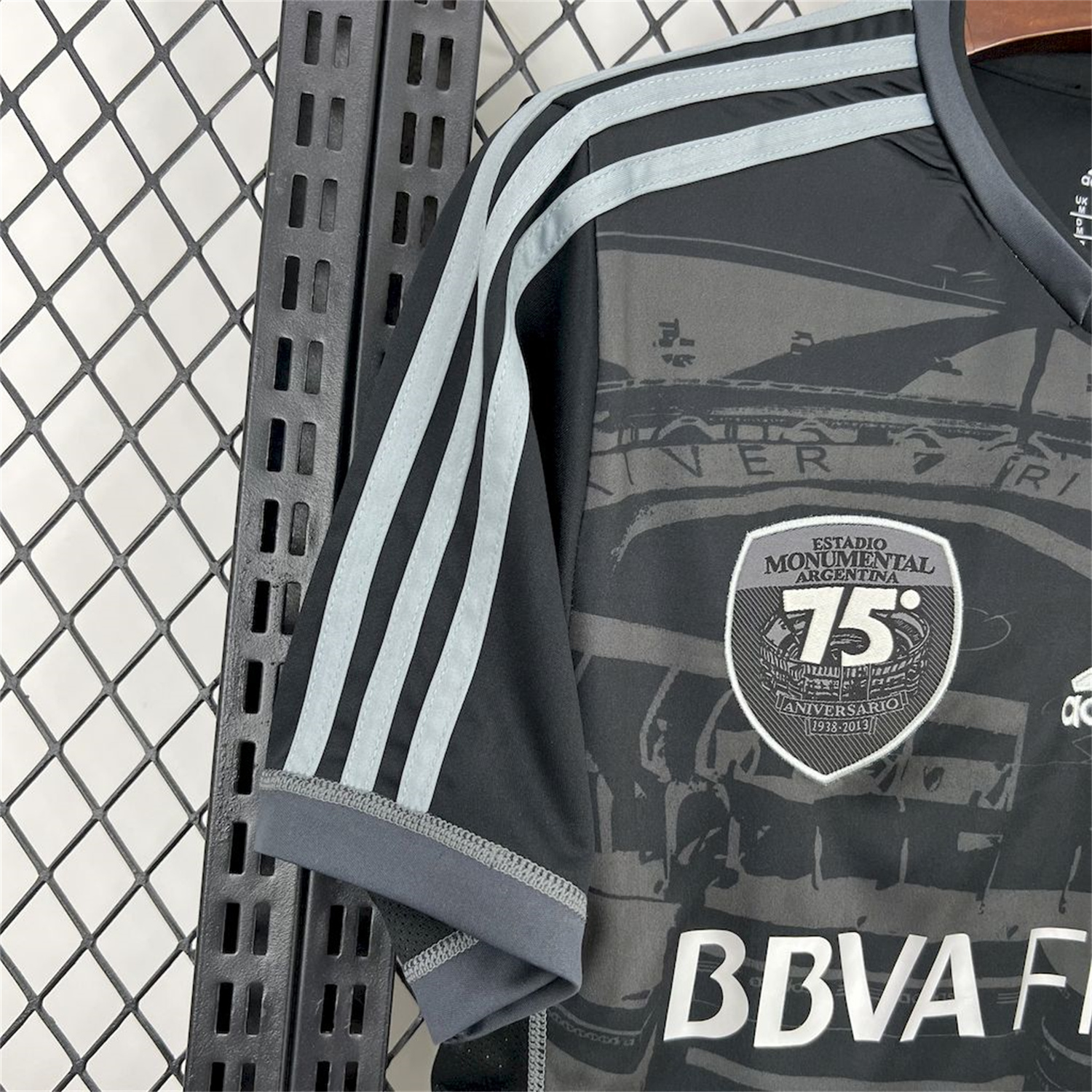 AlphaJersey-Retro River Plate 2013-14 75th Anniversary Black Jersey