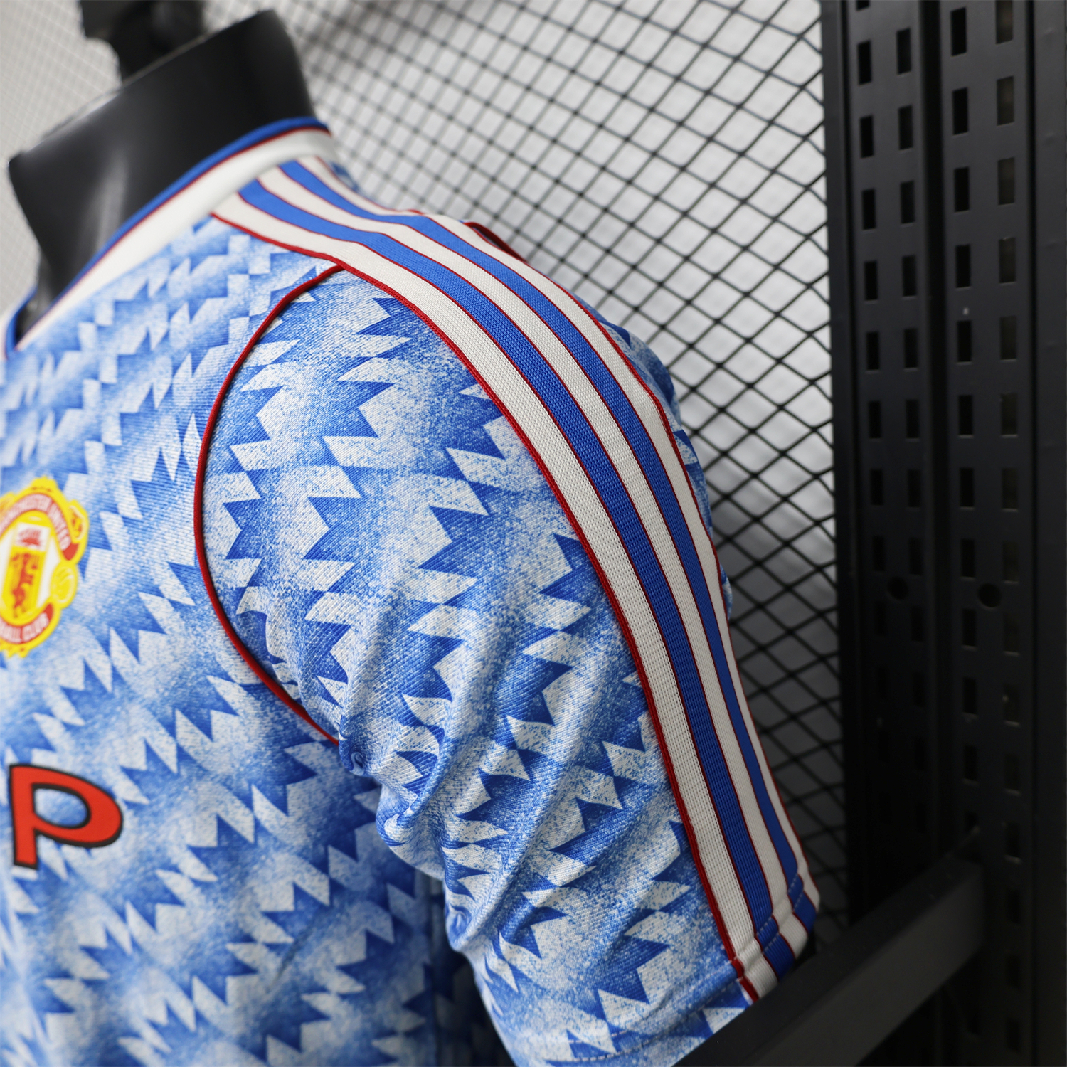 AlphaJersey-Manchester United 26-27 Terrace Icon Retro Casual Style Blue Jersey - Player Version