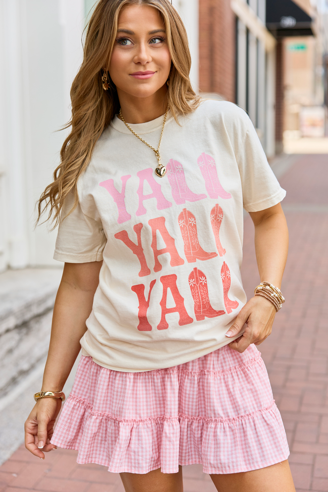 Y'all Ivory Graphic Tee | Elegant Women's Fashion by coolavocek