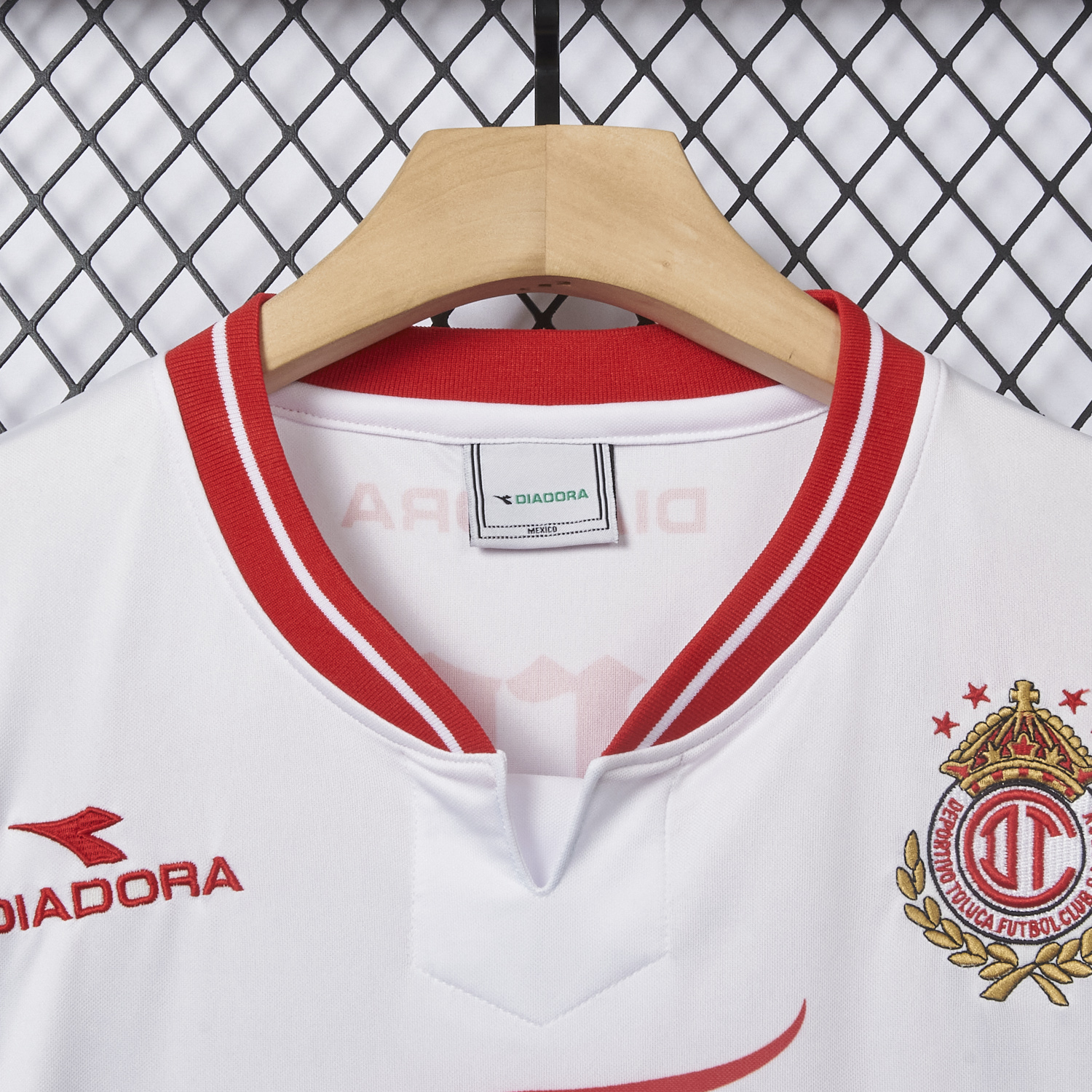 AlphaJersey-Retro Toluca 1998-99 Away White Jersey