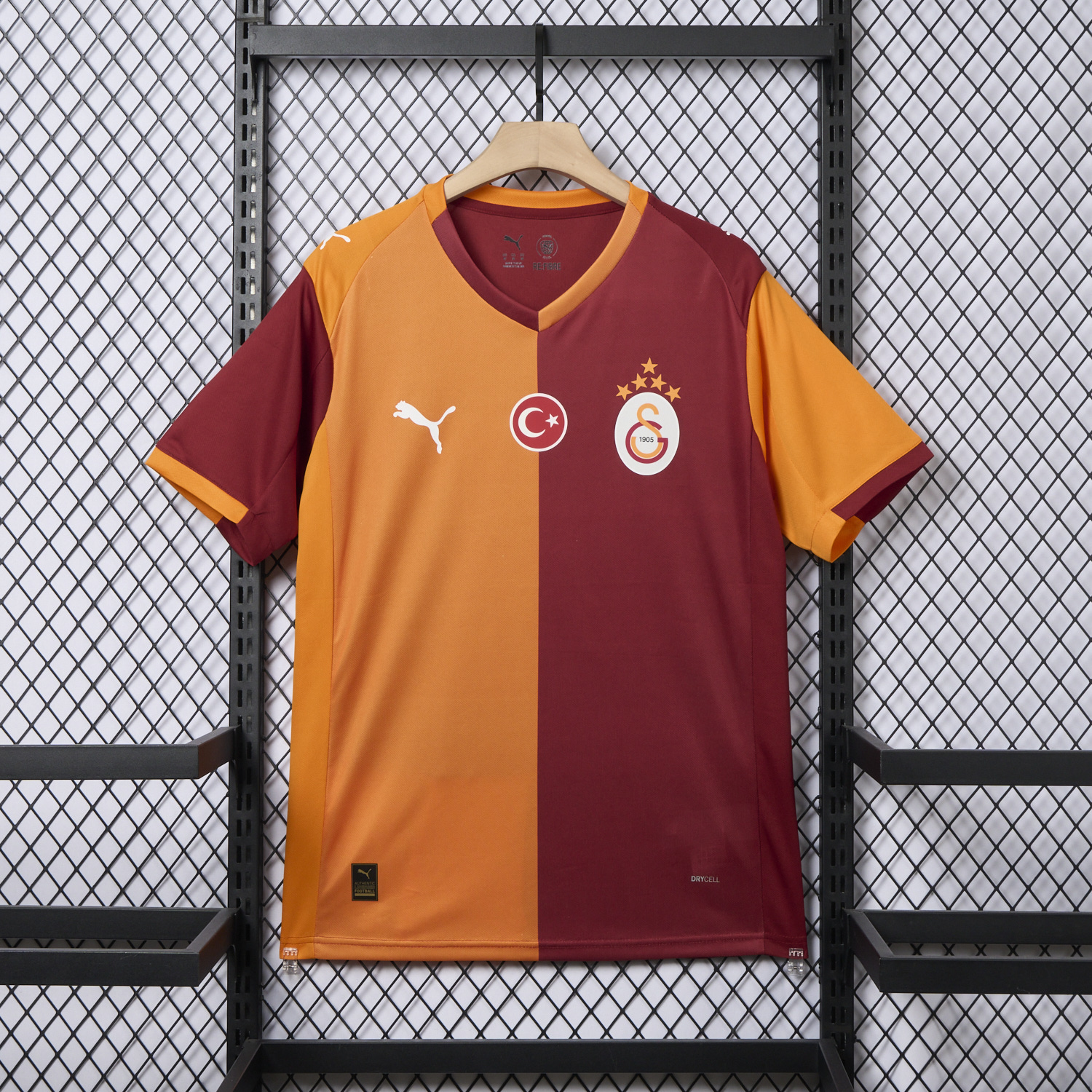 AlphaJersey-Galatasaray 25-26 Home Unsponsored Jersey with Five Stars - Fans Version