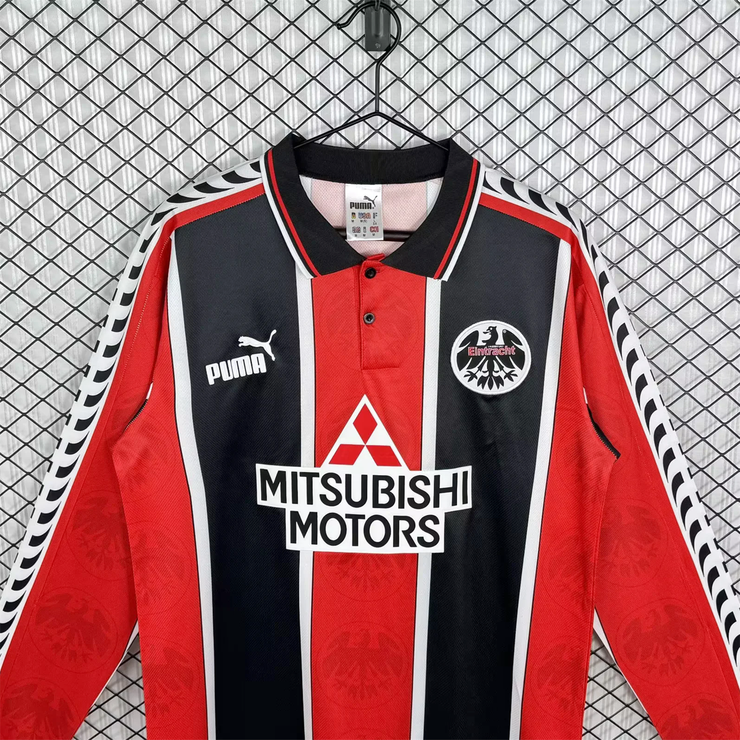 AlphaJersey-Retro Frankfurt 1996-98 Home Long Sleeves Jersey