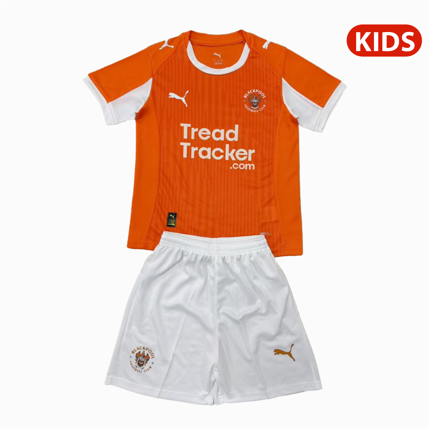 AlphaJersey-Blackpool 25-26 Home Kids Kit