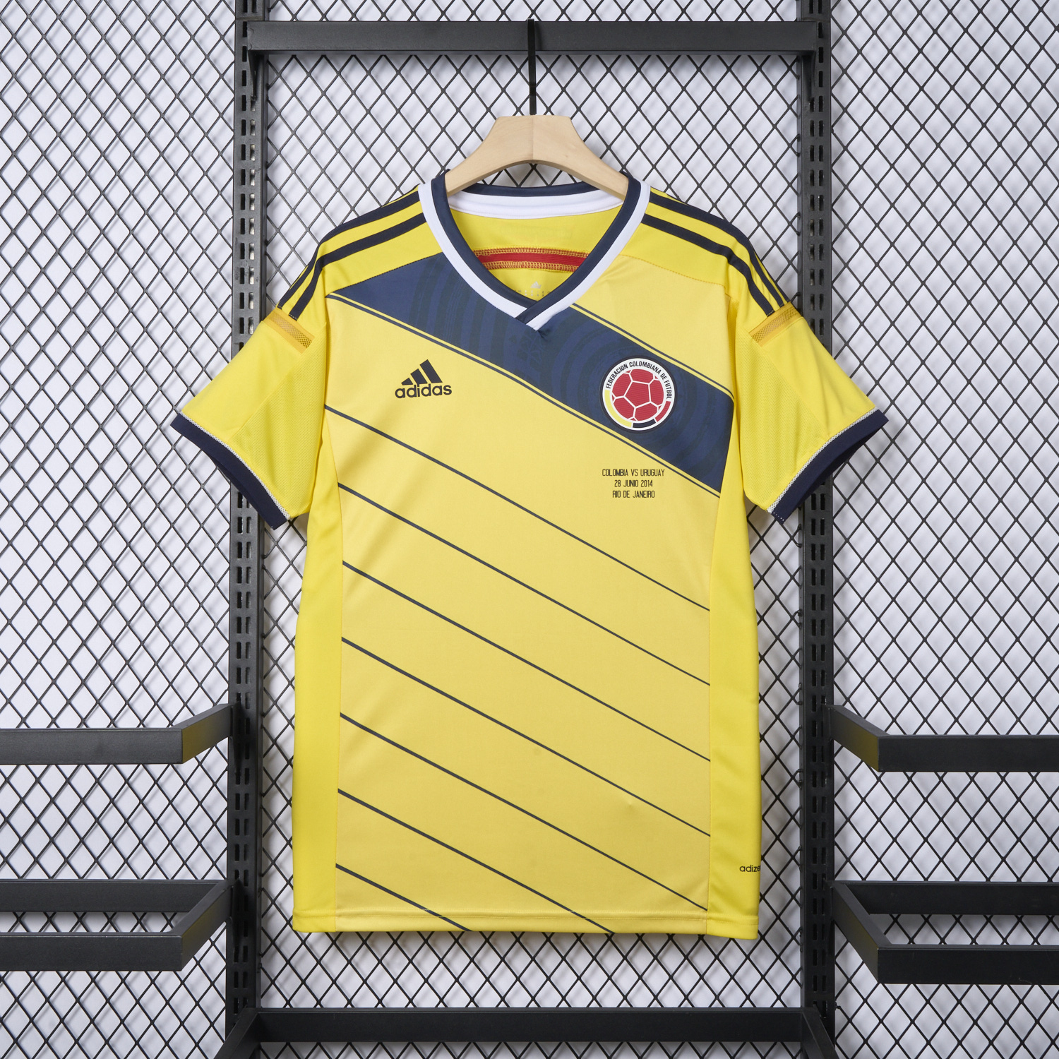 AlphaJersey-Retro Colombia 2014 Home Jersey