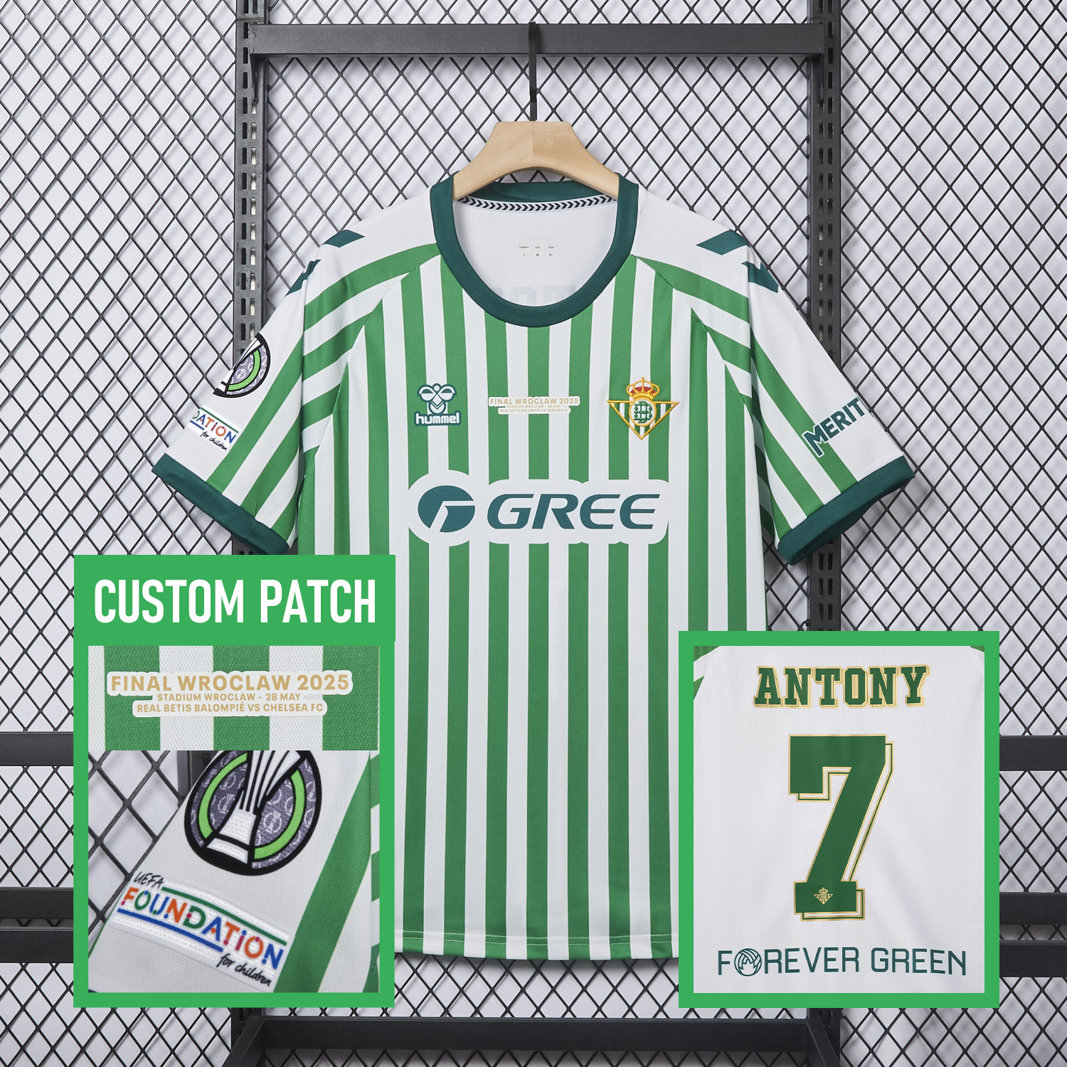 AlphaJersey-Real Betis 2025 Conference League Final Special Jersey - Fans Version