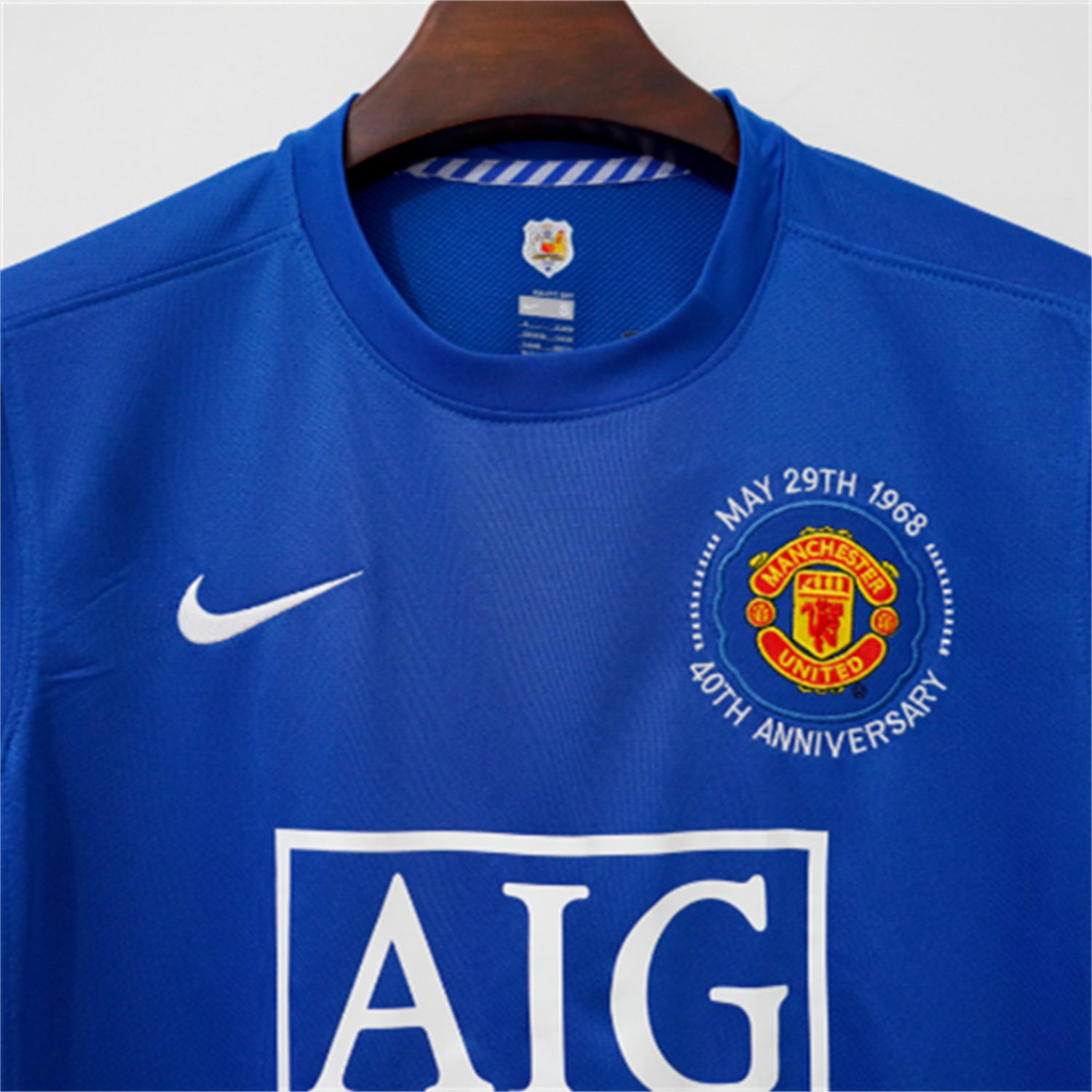 AlphaJersey-Retro Manchester United 08-09 Third 40th Anniversary Long Sleeve Jersey
