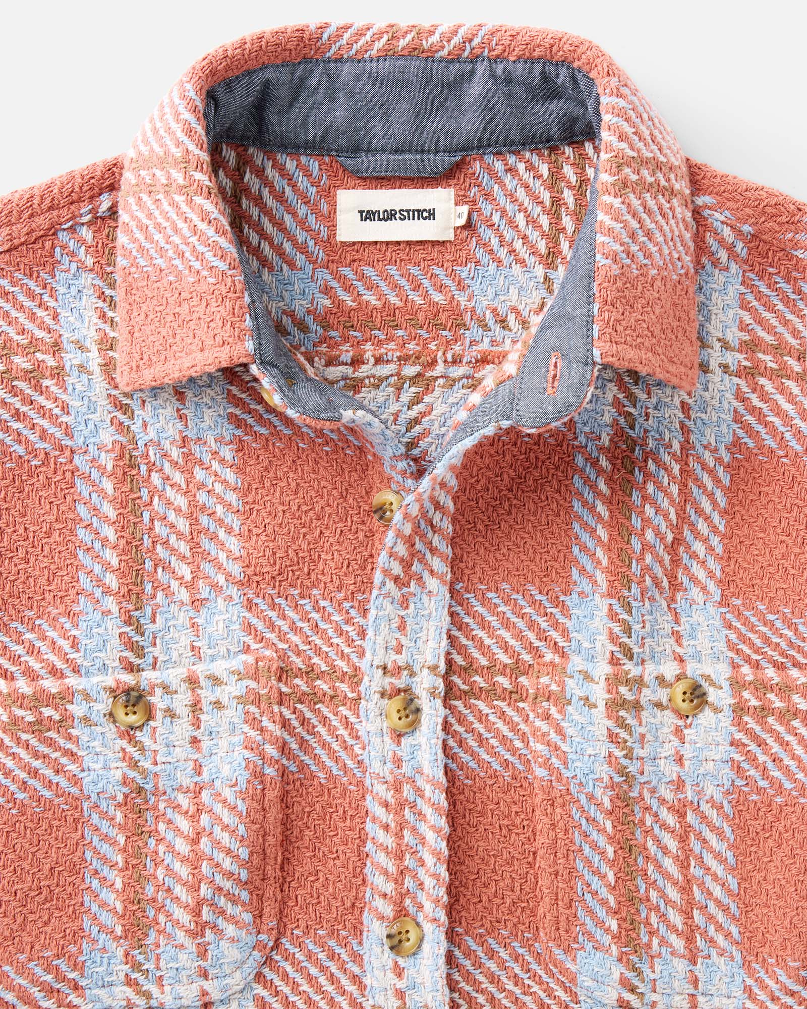 The Cutter Overshirt in Salmon Plaid | Modern Menswear by yycbvcnbmmnbm