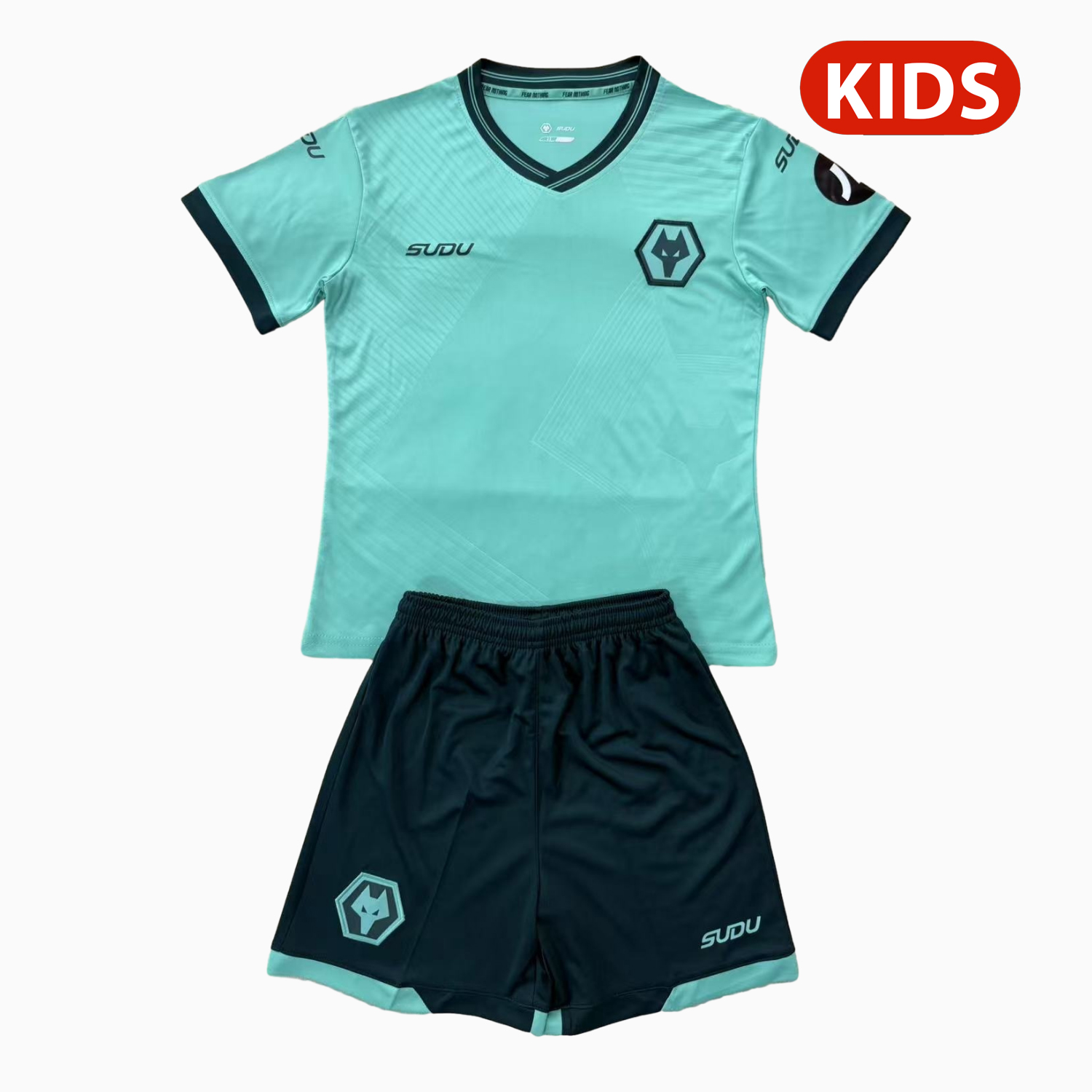 AlphaJersey-Wolverhampton Wanderers Wolves 25-26 Away Kids Kit