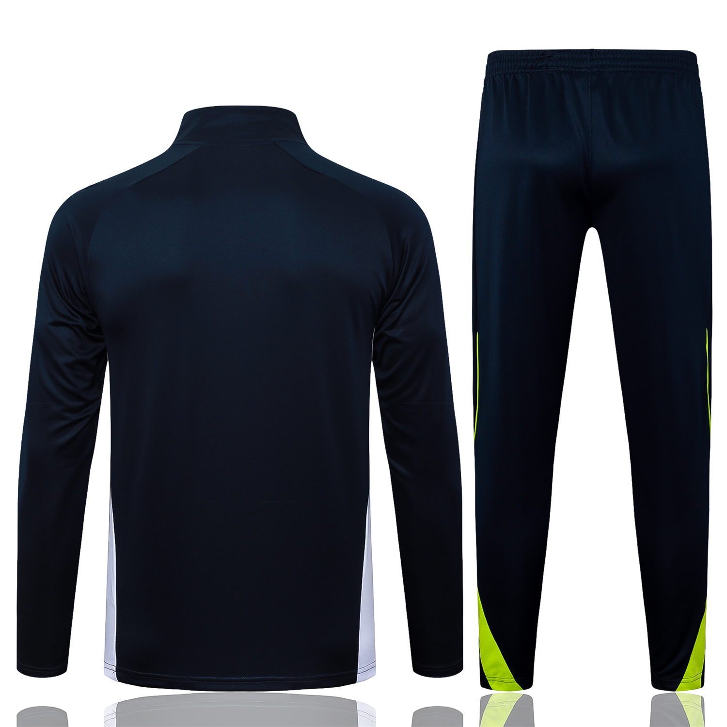 AlphaJersey-Real Madrid 25-26 Long Sleeve Training Set - Deep Blue Urban Purist Style