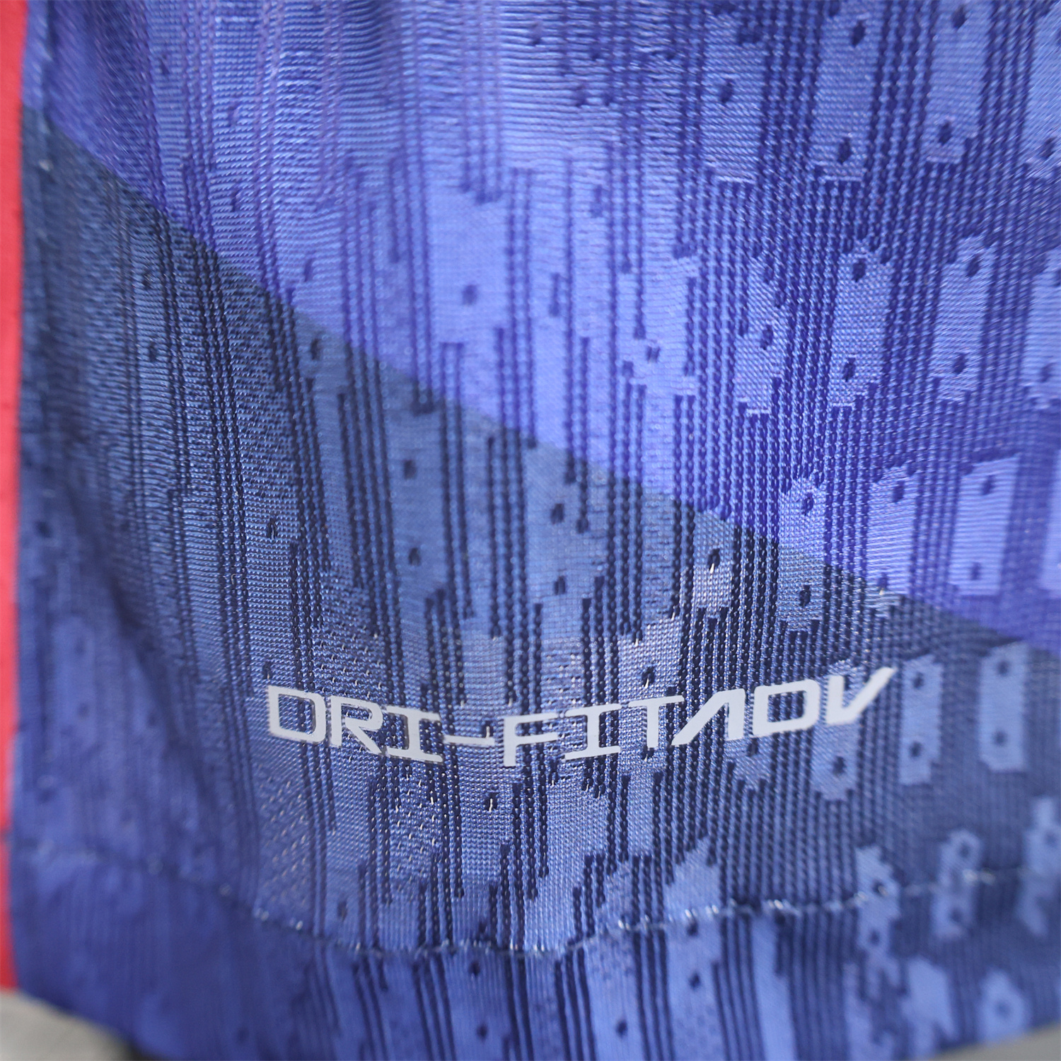 AlphaJersey-Barcelona 25-26 Red Diagonal Special Blue Jersey - Player Version