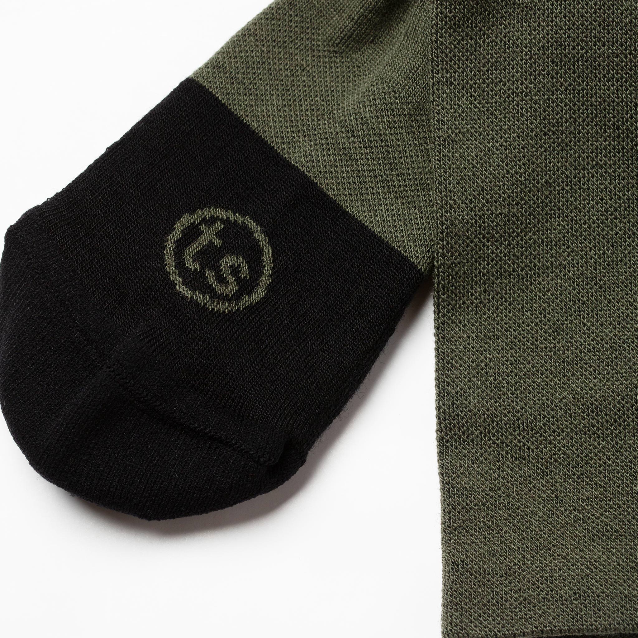 The Merino Sock in Olive | Modern Menswear by yycbvcnbmmnbm