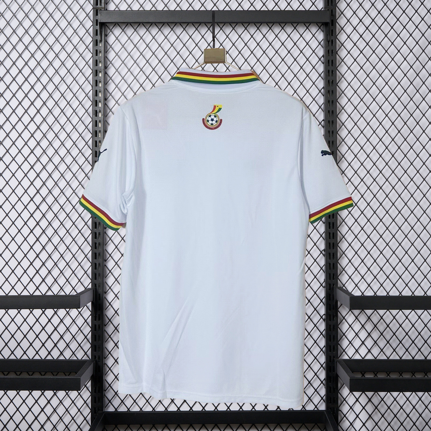 AlphaJersey-Ghana 2026 White Polo Jersey - Fans Version