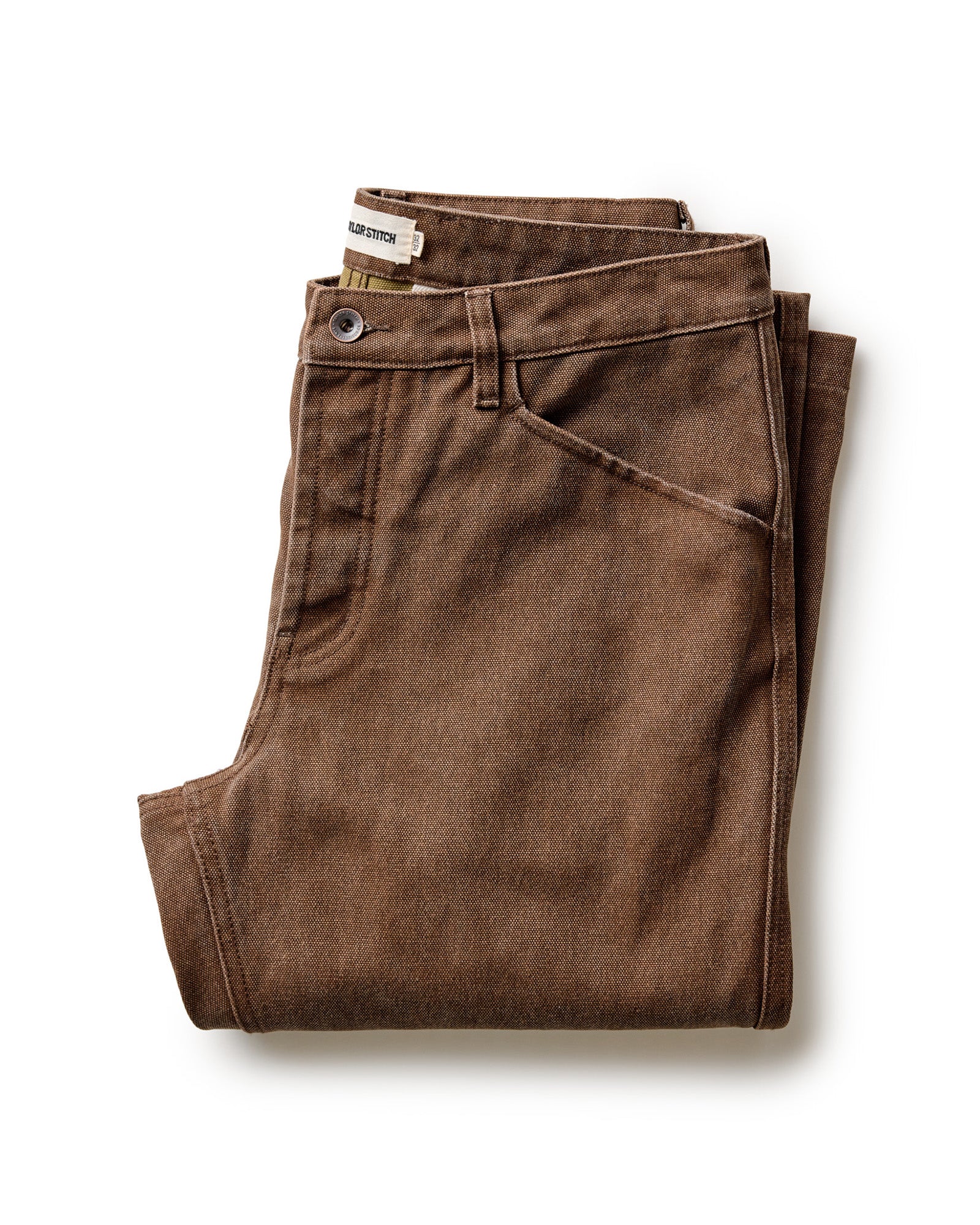 The Camp Pant in Aged Penny Chipped Canvas | Modern Menswear by yycbvcnbmmnbm