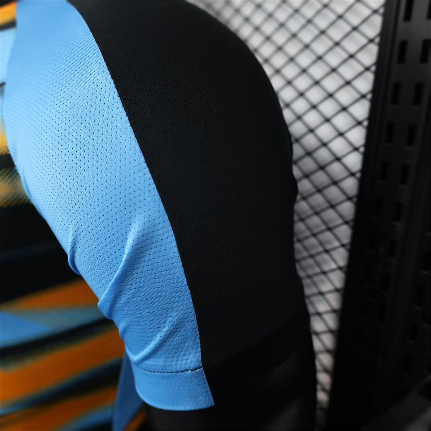 AlphaJersey-Marseille 25-26 Blue Orange Gradient Training Jersey - Player Version