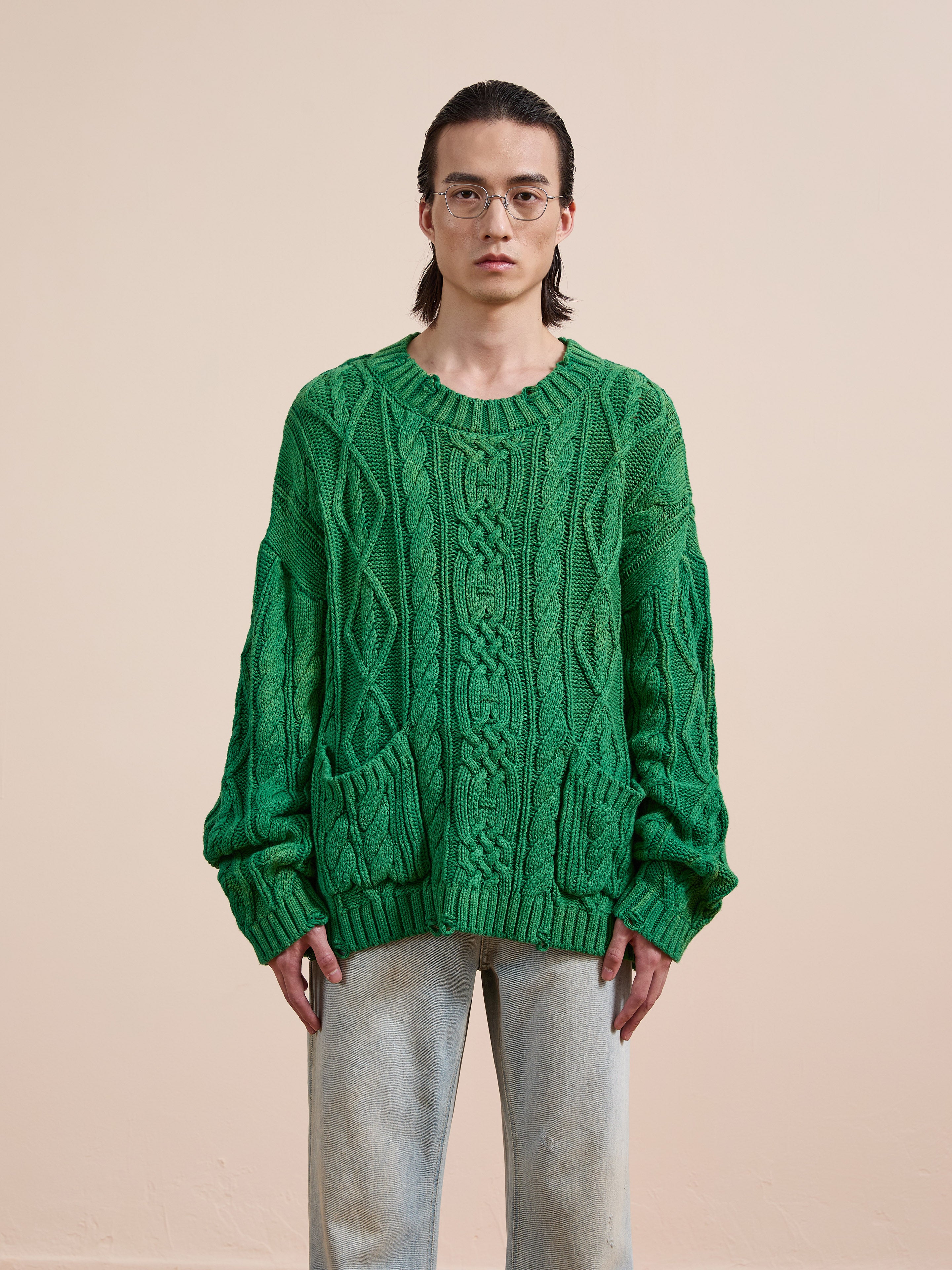 Cable Knit Pullover Sweater | Modern Menswear by yycbvcnbmmnbm