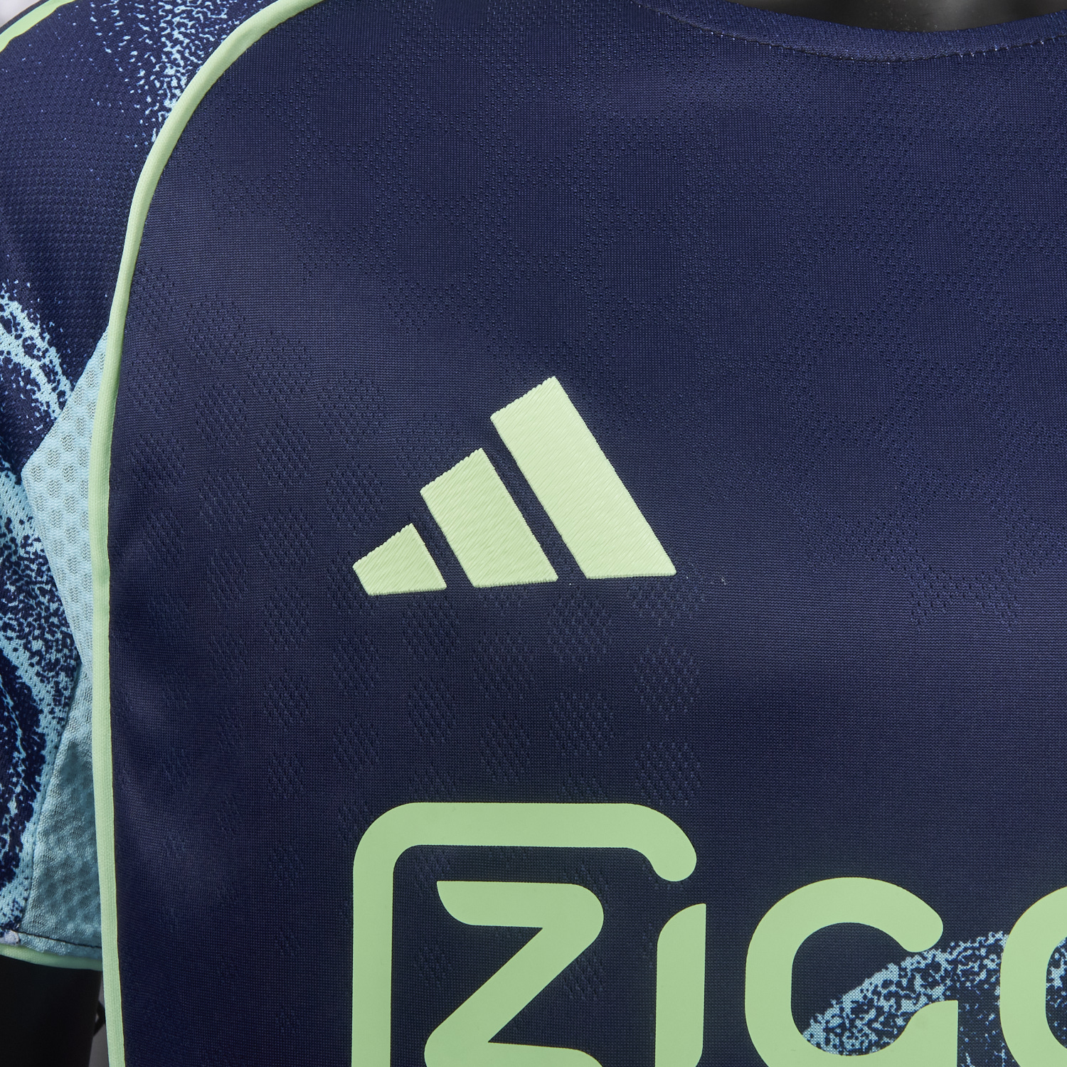 AlphaJersey-Ajax 25-26 Away Deep Blue Jersey - Player Version
