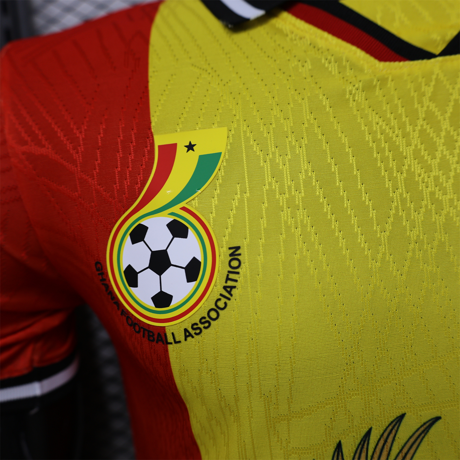 AlphaJersey-Ghana 2026 Ghana Coat Of Arms Special Jersey - Player Version