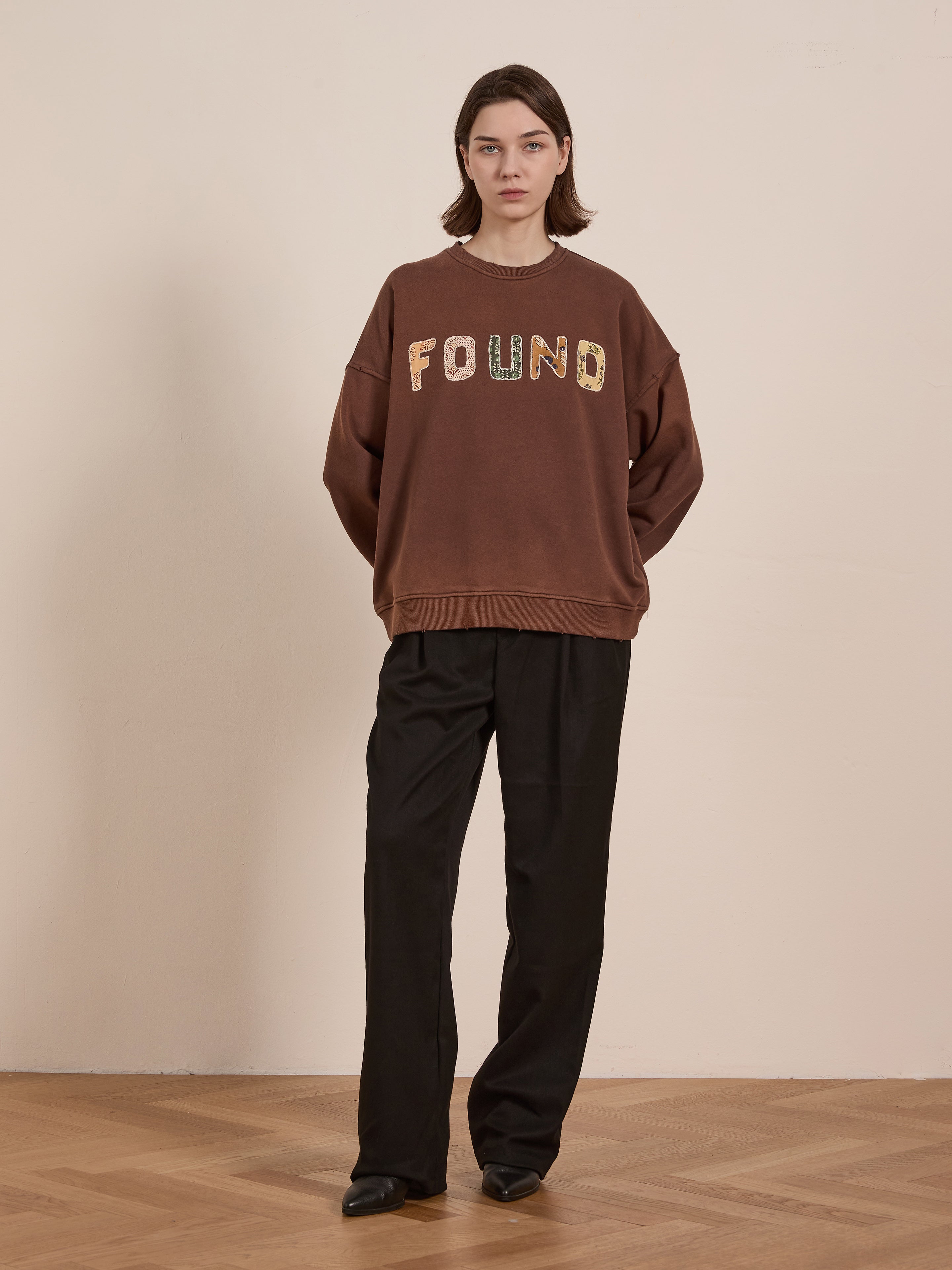 Patterned Logo Crewneck | Modern Menswear by yycbvcnbmmnbm