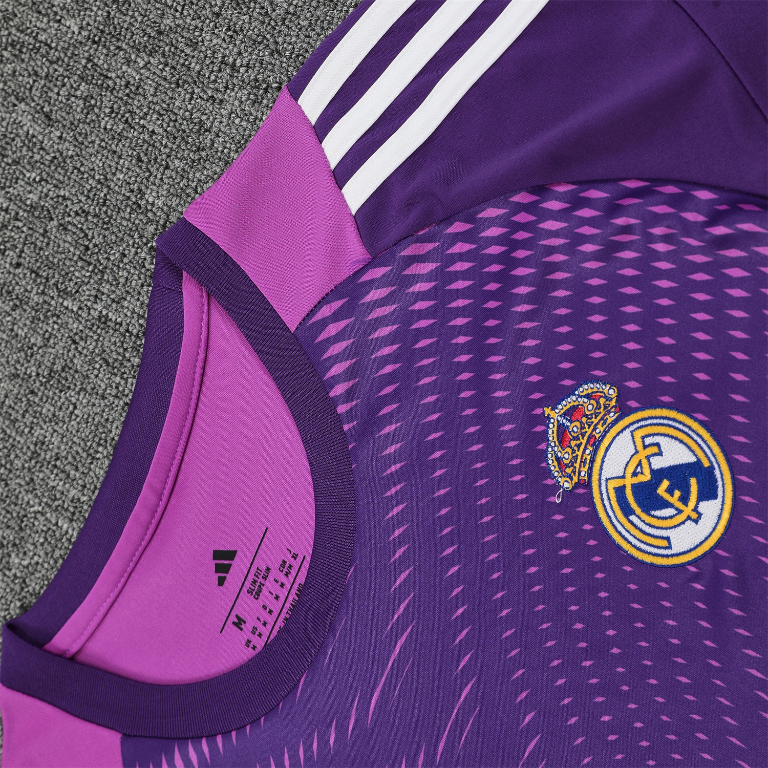 AlphaJersey-Real Madrid 25-26 Short-Sleeve Training Set - Purple Top & Purple Shorts