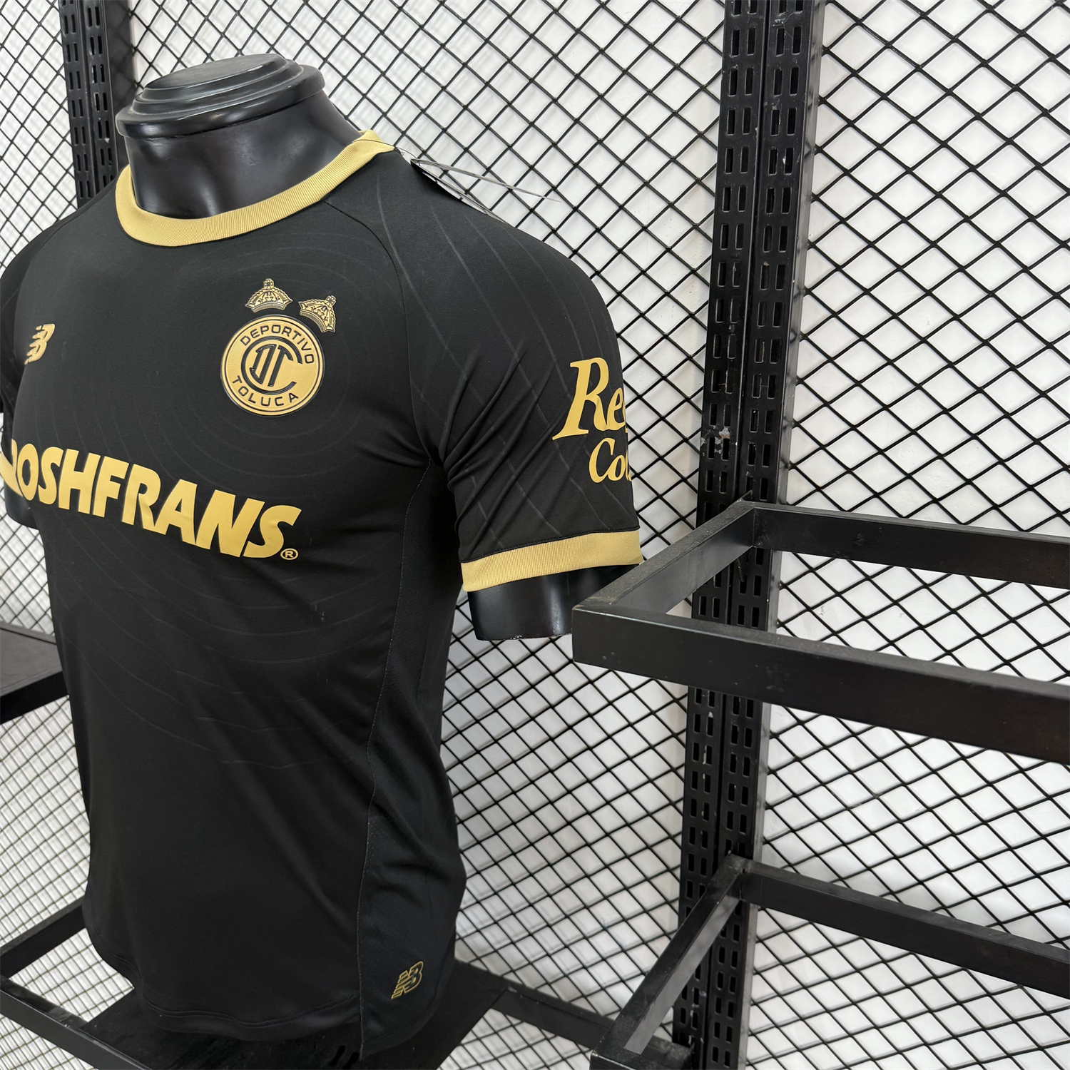 AlphaJersey-【The Double Winners】Toluca 25-26 Black Special Jersey - Player Version