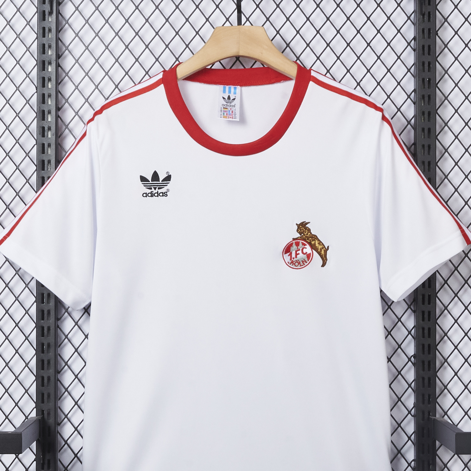 AlphaJersey-Retro 1. FC Köln 1976-77 Away White Jersey