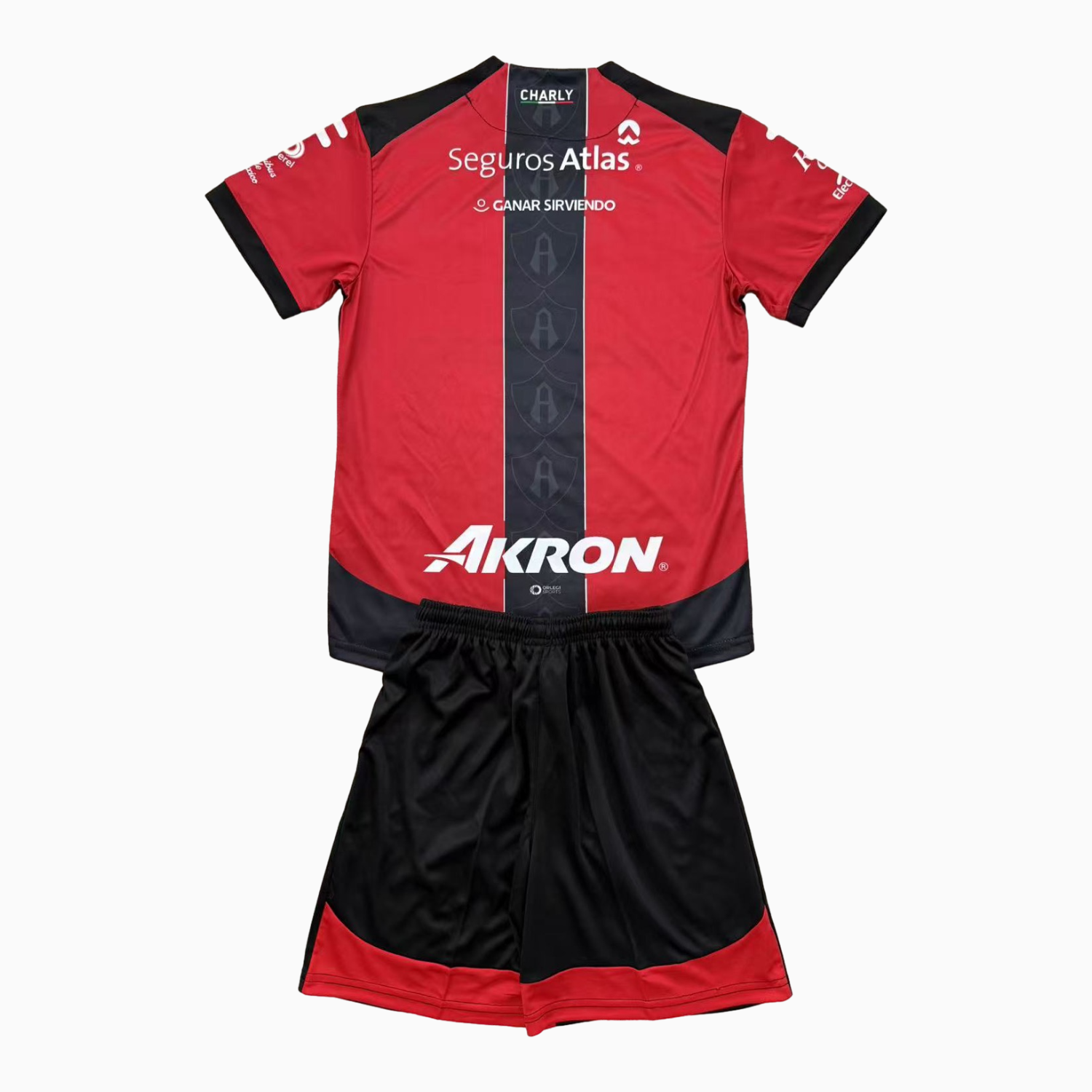 AlphaJersey-Atlas 25-26 Home Red Men's Adult Jersey Set - Fans Version