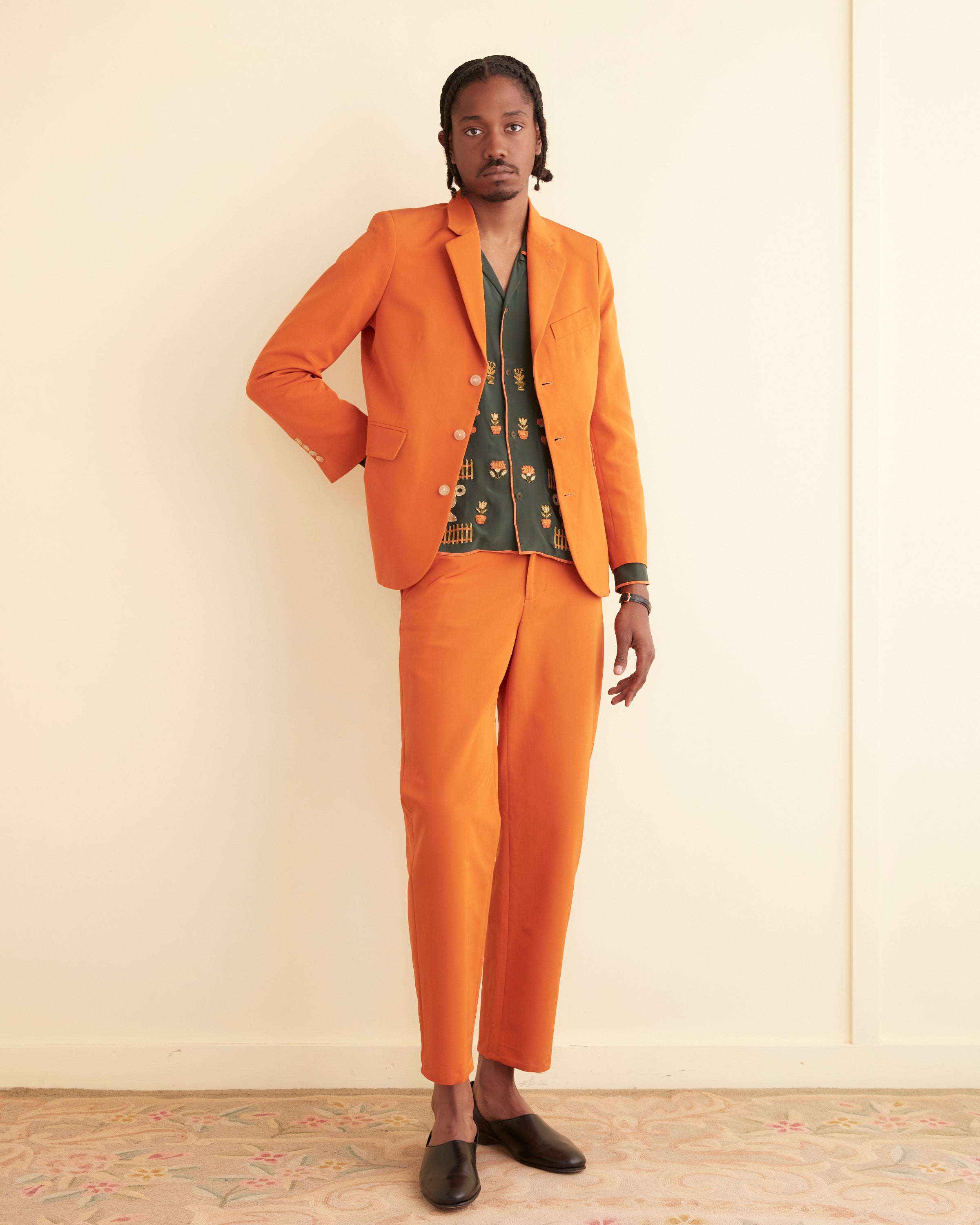 Ginger Faille Single-Breasted Suit Jacket | Modern Menswear by yycbvcnbmmnbm