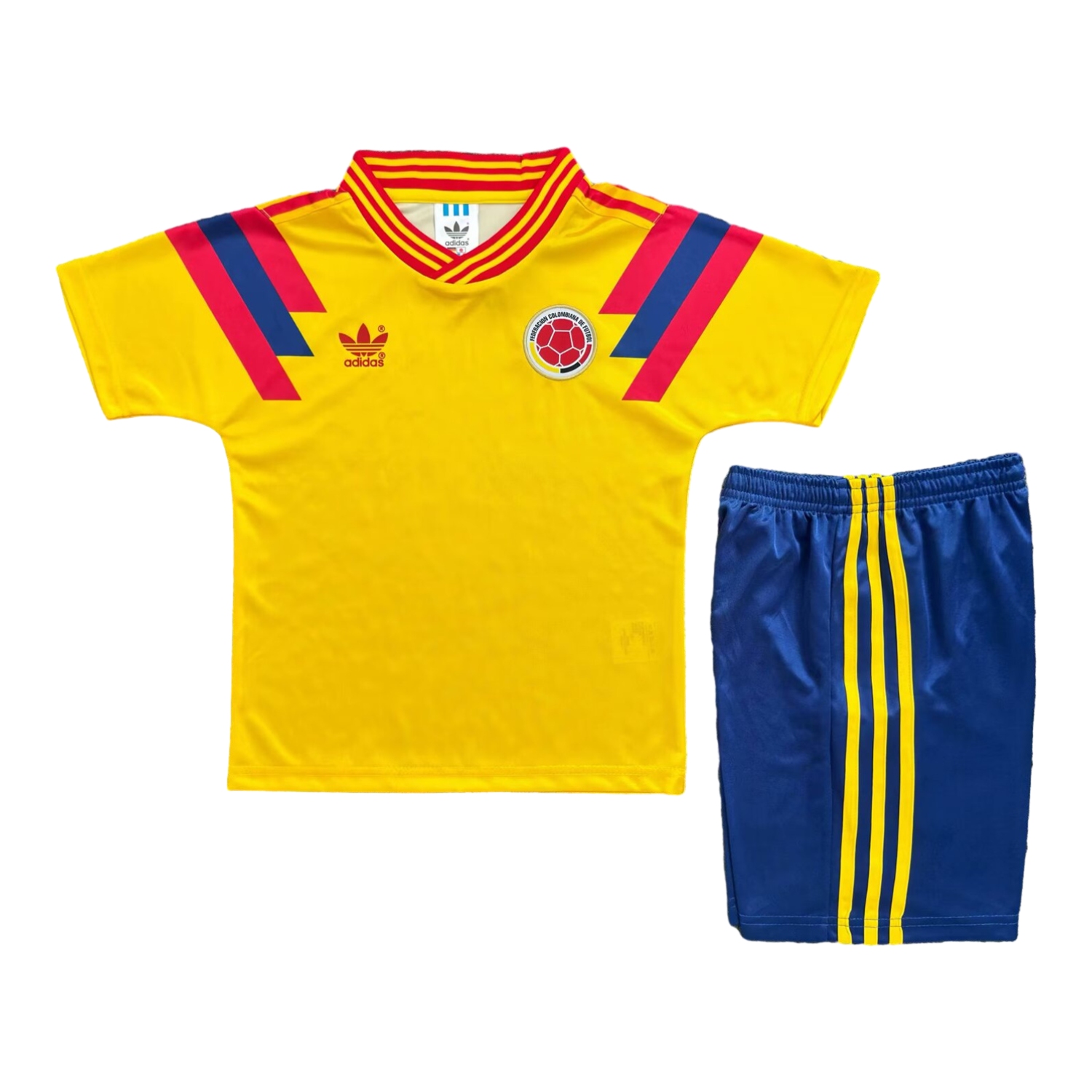 AlphaJersey-Retro Colombia 1990 Home Kids Kit