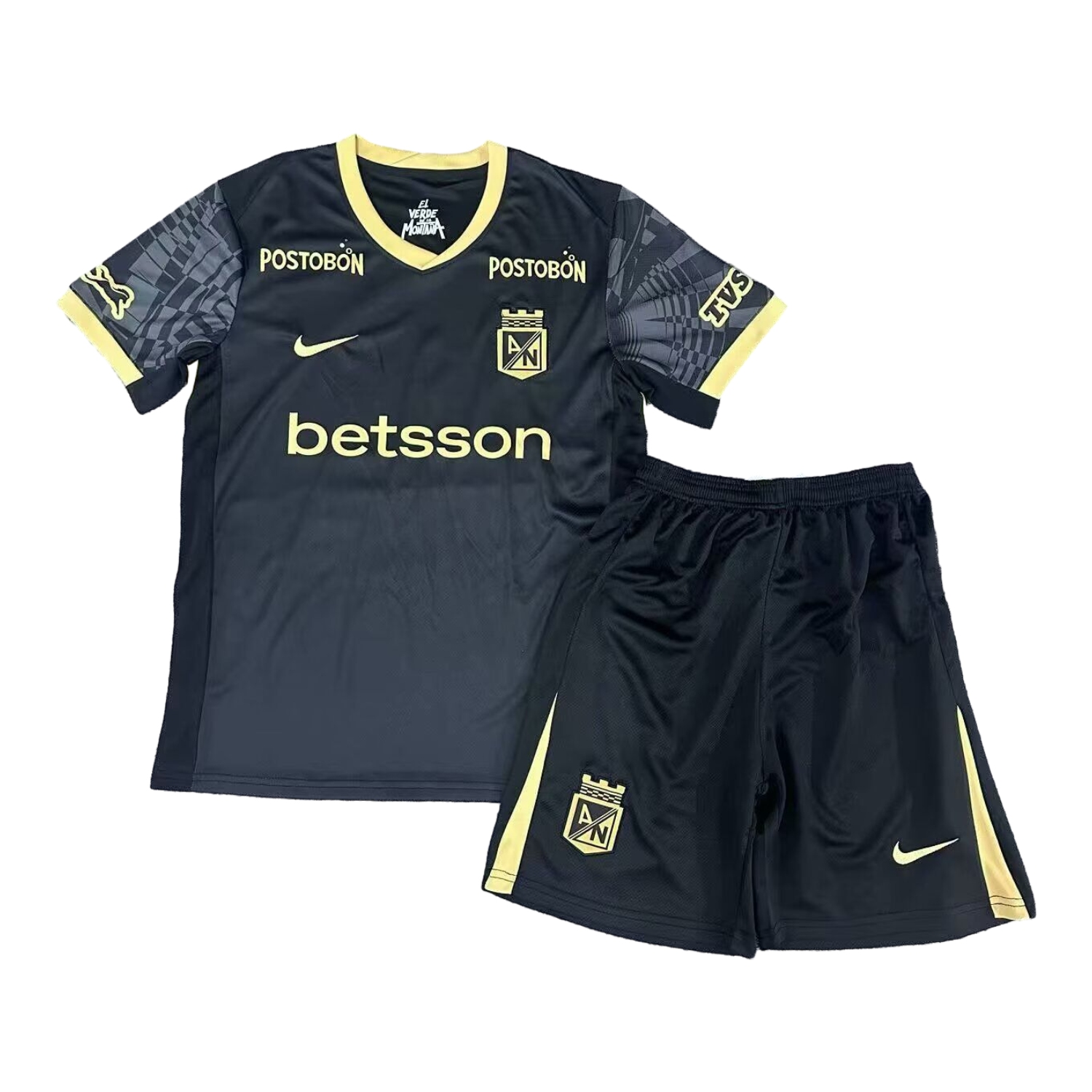 AlphaJersey-Atlético Nacional 25-26 Away Kids Kit