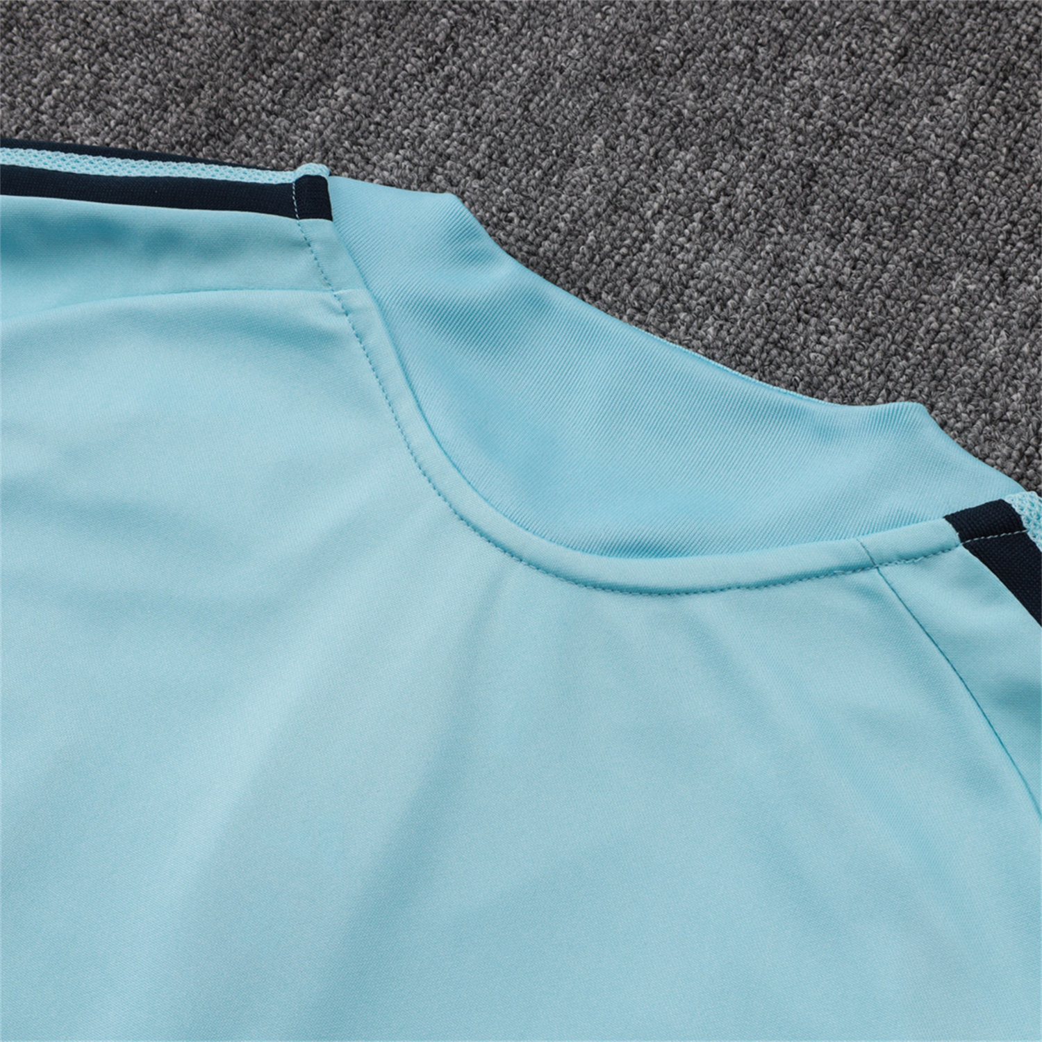 AlphaJersey-Argentina 25-26 Windbreaker Training Set - Light Blue Top and Black Pants