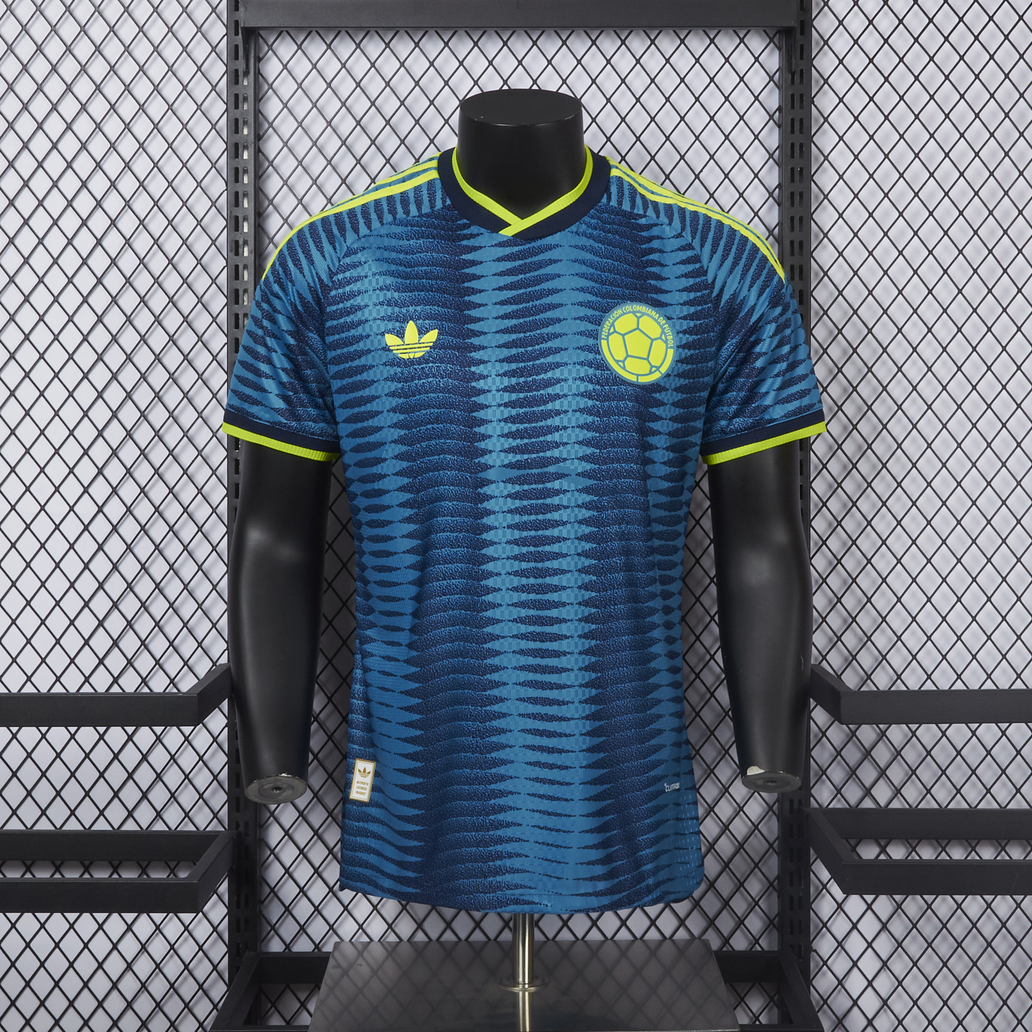 AlphaJersey-Colombia 2026 Away Blue Jersey - Player Version