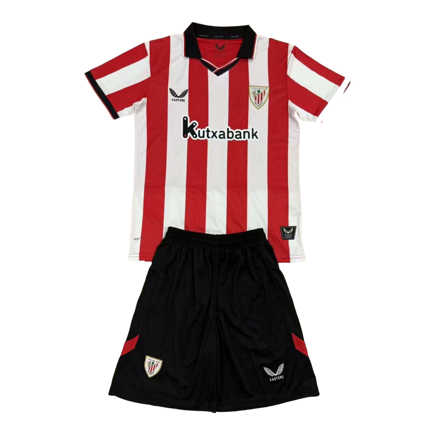 AlphaJersey-Athletic Bilbao 25-26 Home Men's Adult Jersey Set - Fans Version