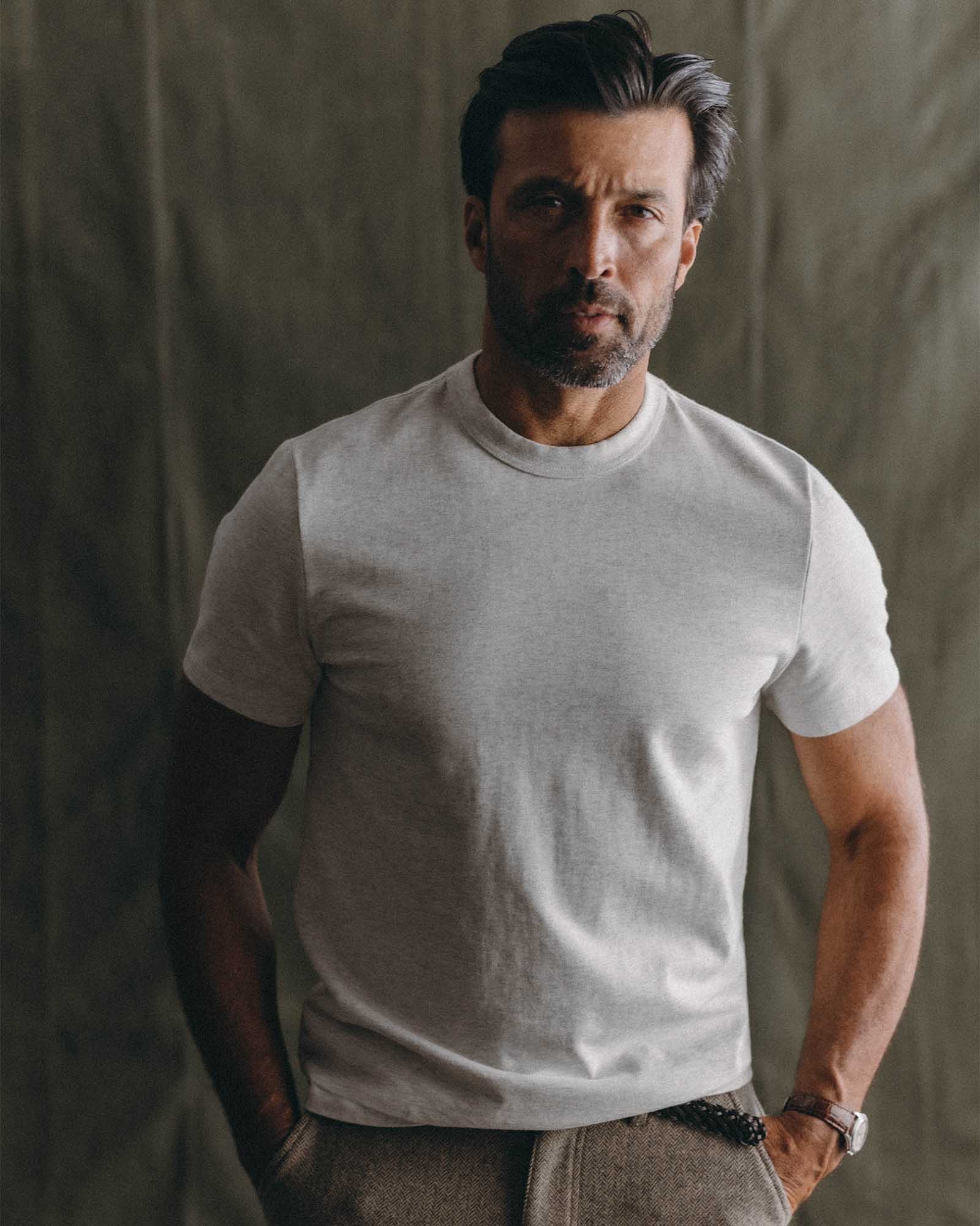 The Organic Cotton Shop Tee in Oat Twist | Modern Menswear by yycbvcnbmmnbm