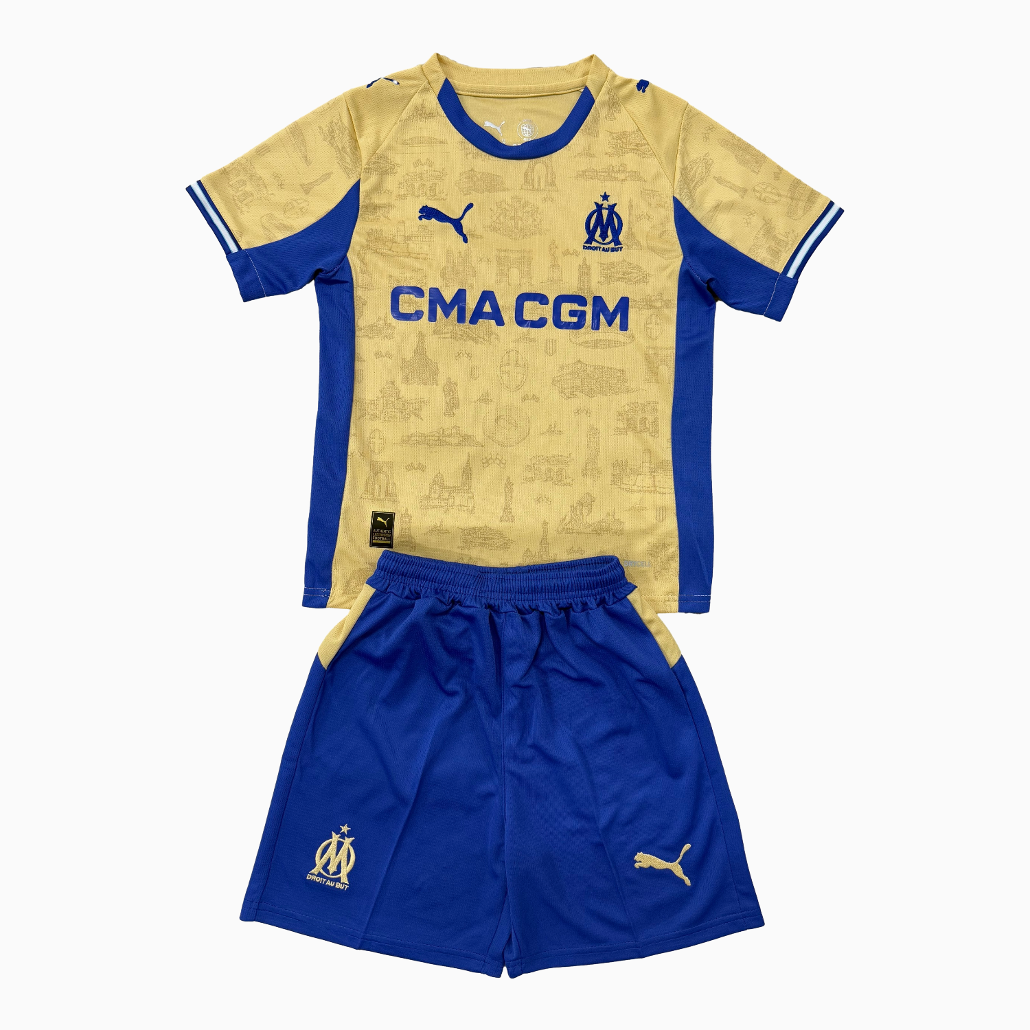 AlphaJersey-Marseille 25-26 Fourth Kids Kit