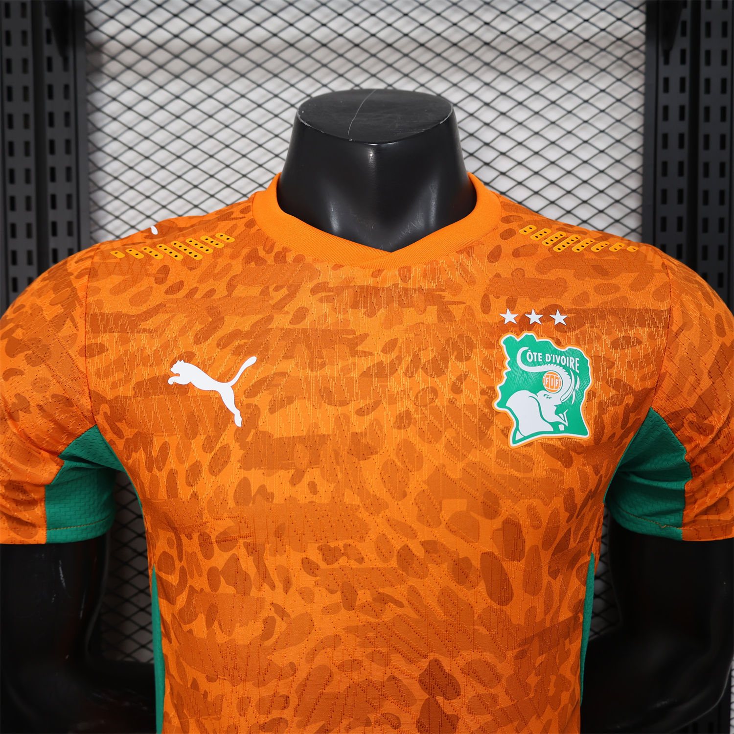 AlphaJersey-Ivory Coast 2026 Home Orange Jersey - Player Version