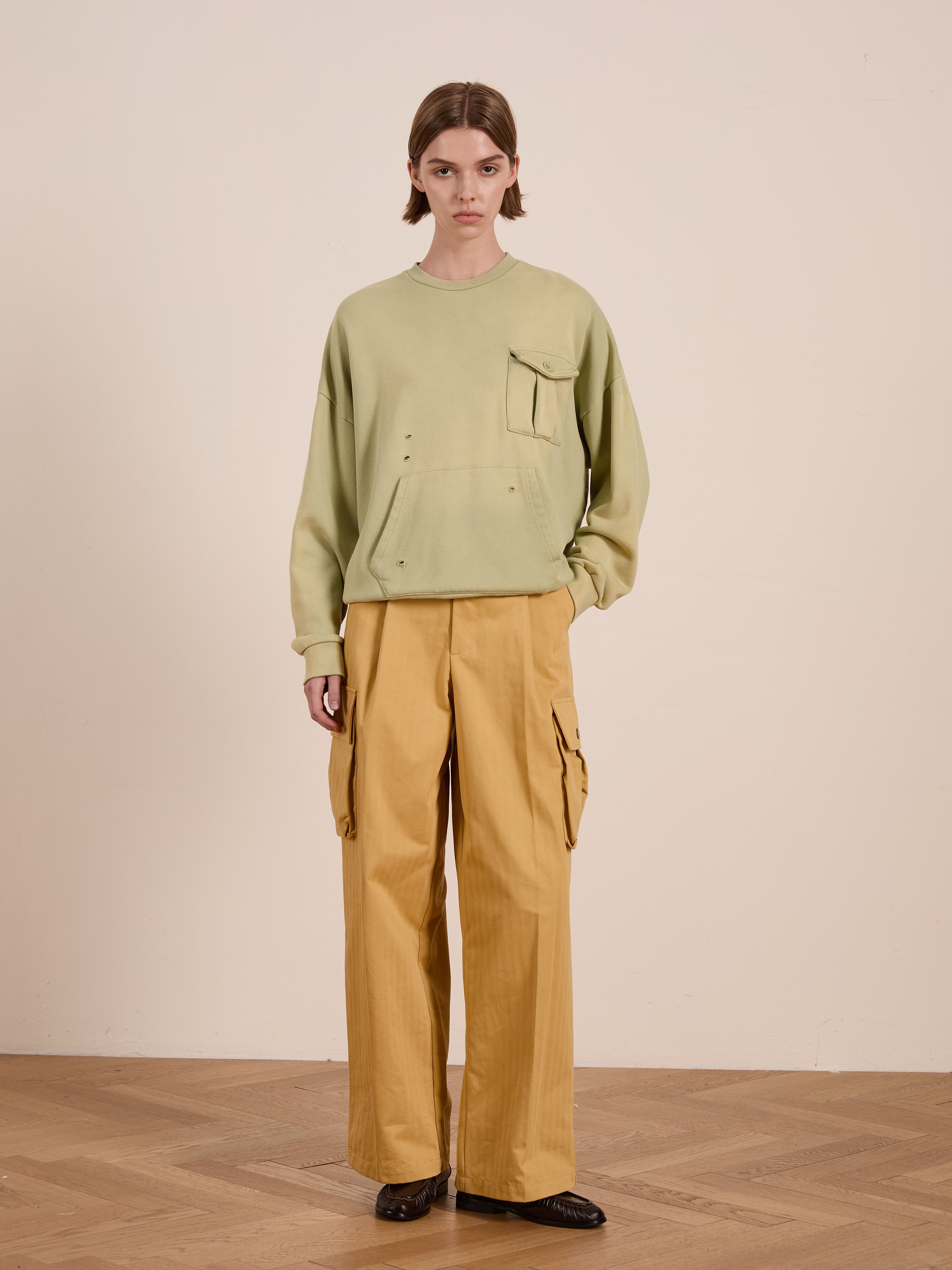 Faded Pocket Crewneck | Modern Menswear by yycbvcnbmmnbm