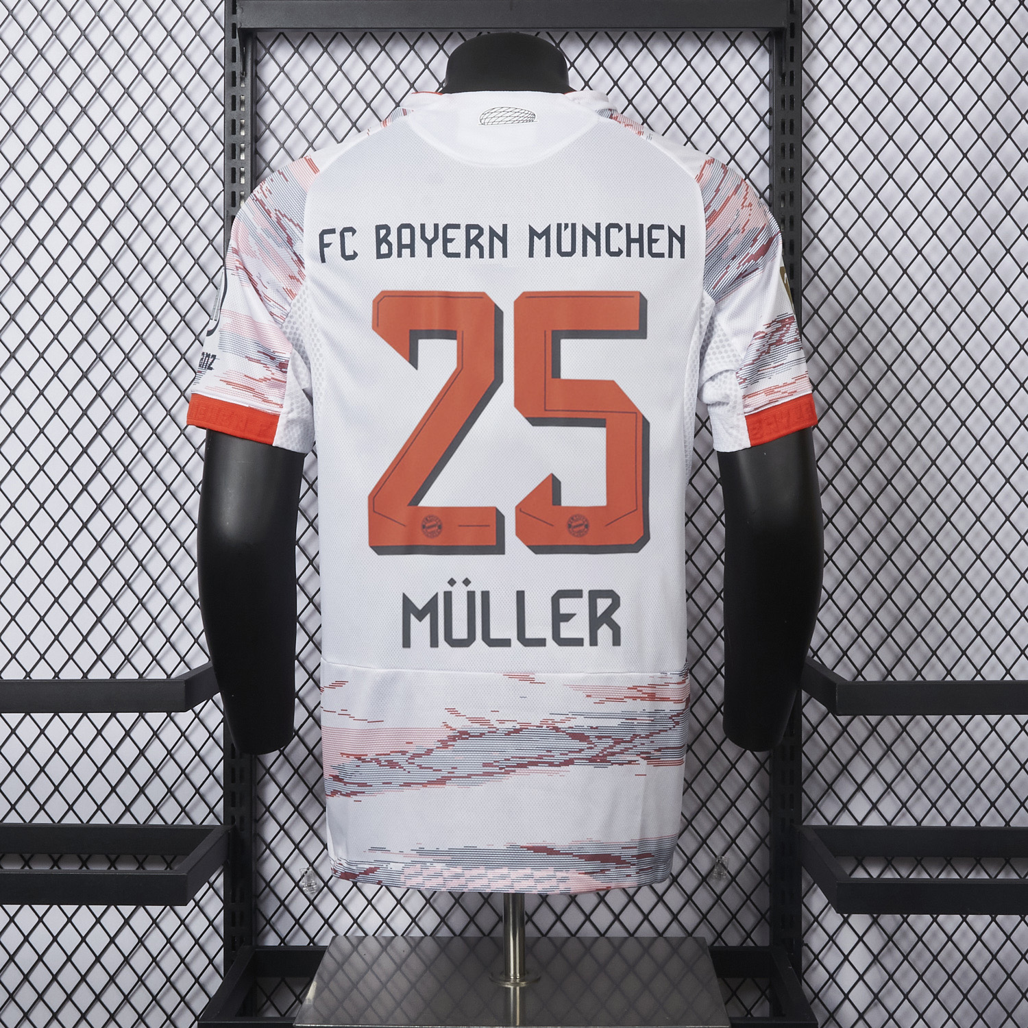 AlphaJersey-Bayern Munich 25-26 Away White Jersey - Player Version