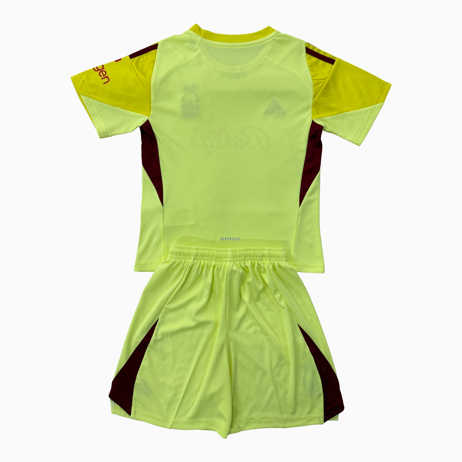 AlphaJersey-Nottingham Forest 25-26 Yellow Goalkeeper Kids Kit